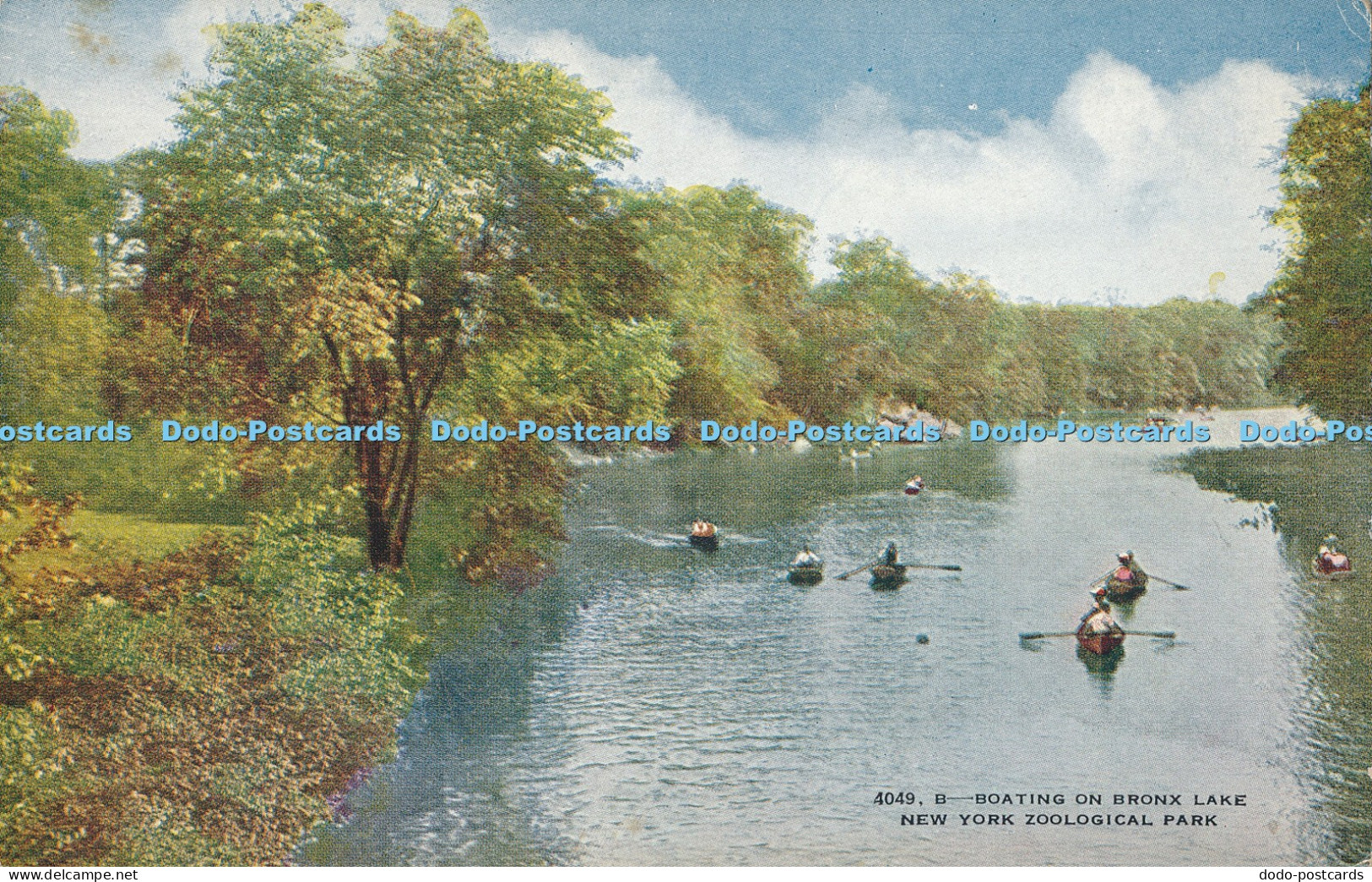 R005846 Boating on Bronx lake New York Zoological Park