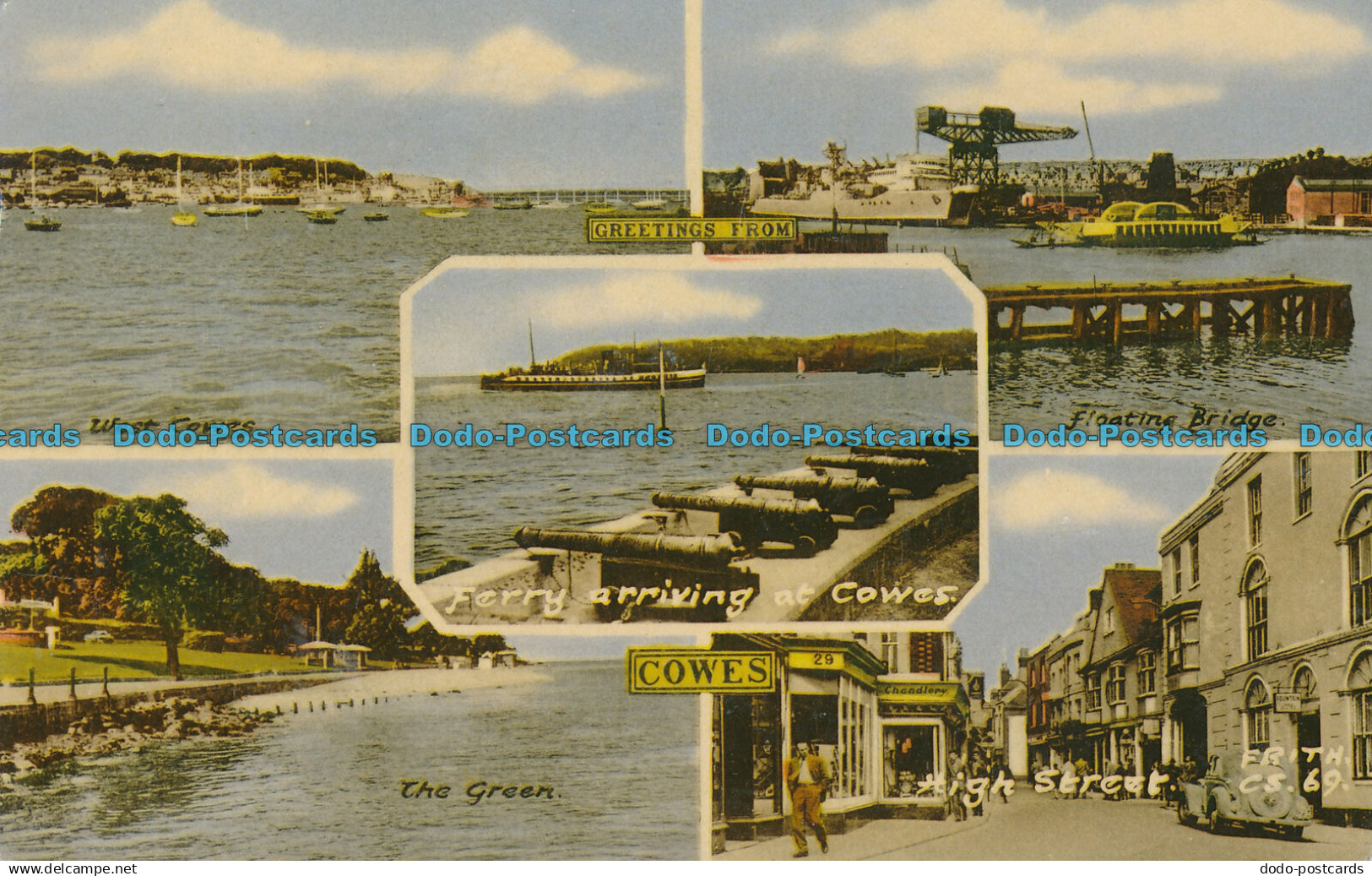 R007332 Cowes. Multi view. Frith. 1965