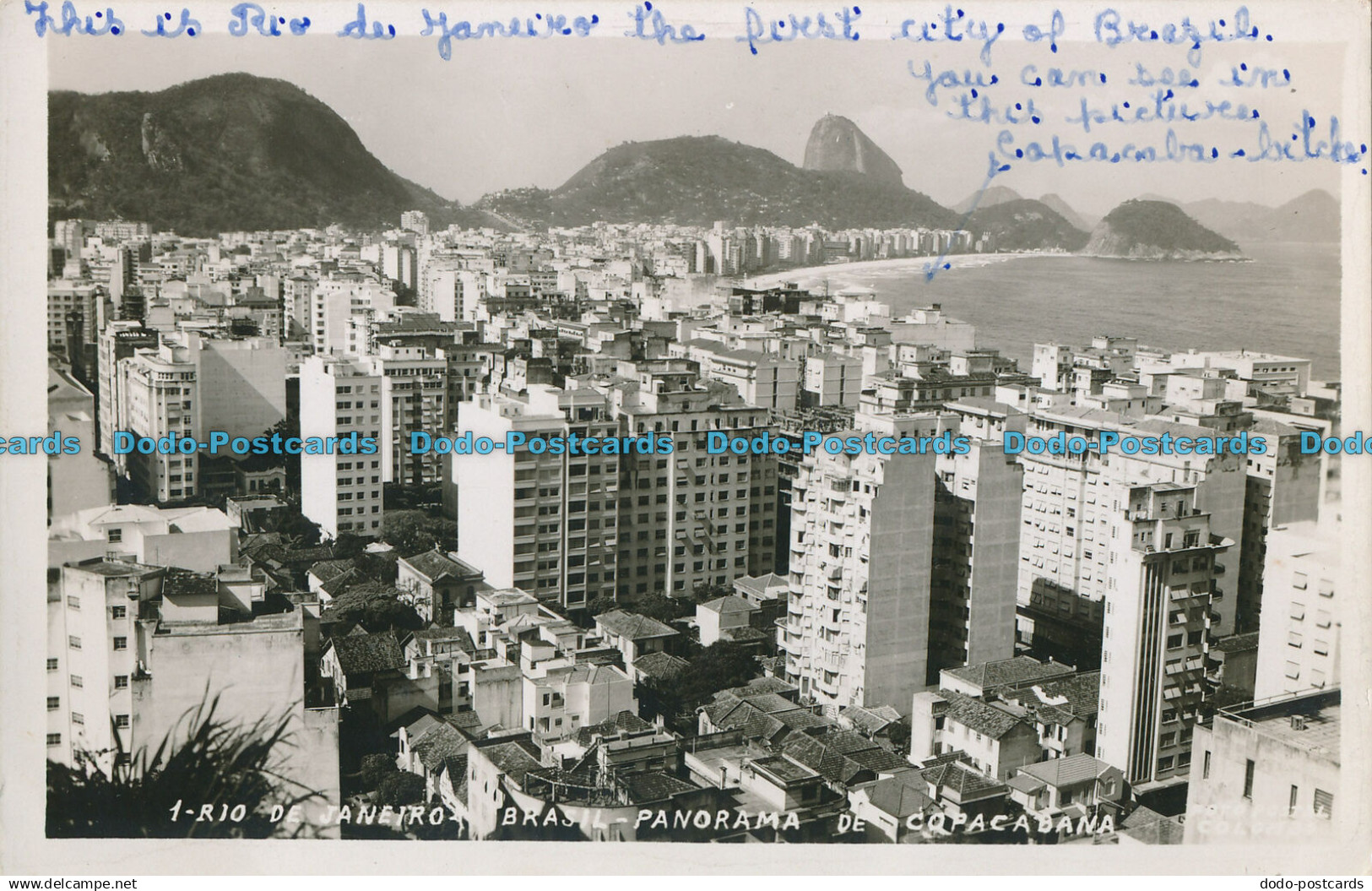 R007669 Rio de Janeiro. Brasil. Panorama de Copacabana