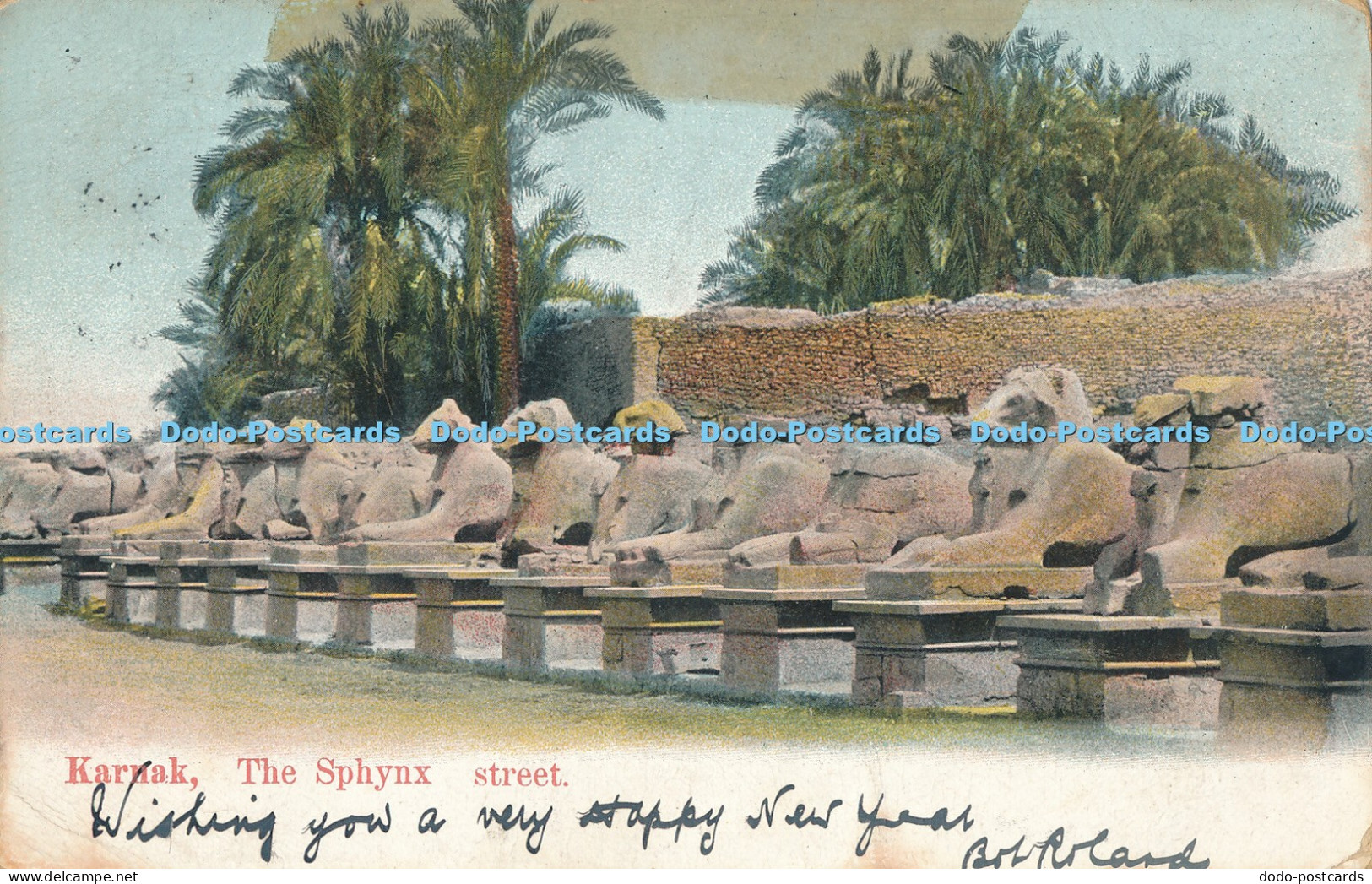 R009514 Karnak The Sphynx Street