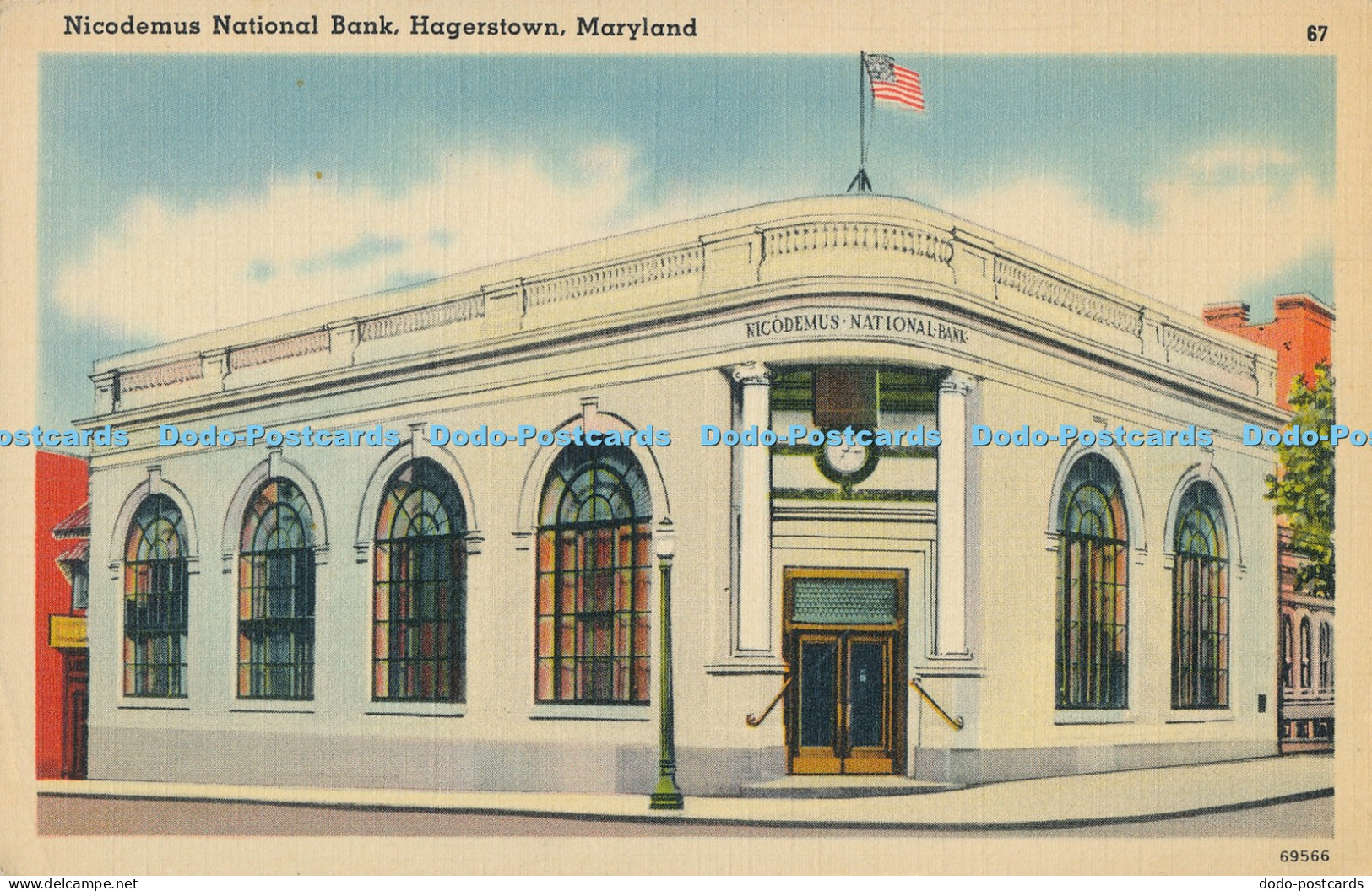R013321 Nicodemus National Bank Hagerstown Maryland John Myerly