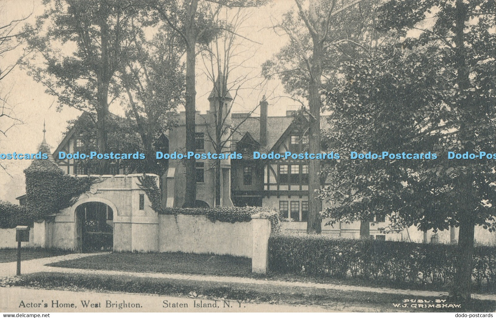 R013884 Actors Home West Brighton Staten Island N Y