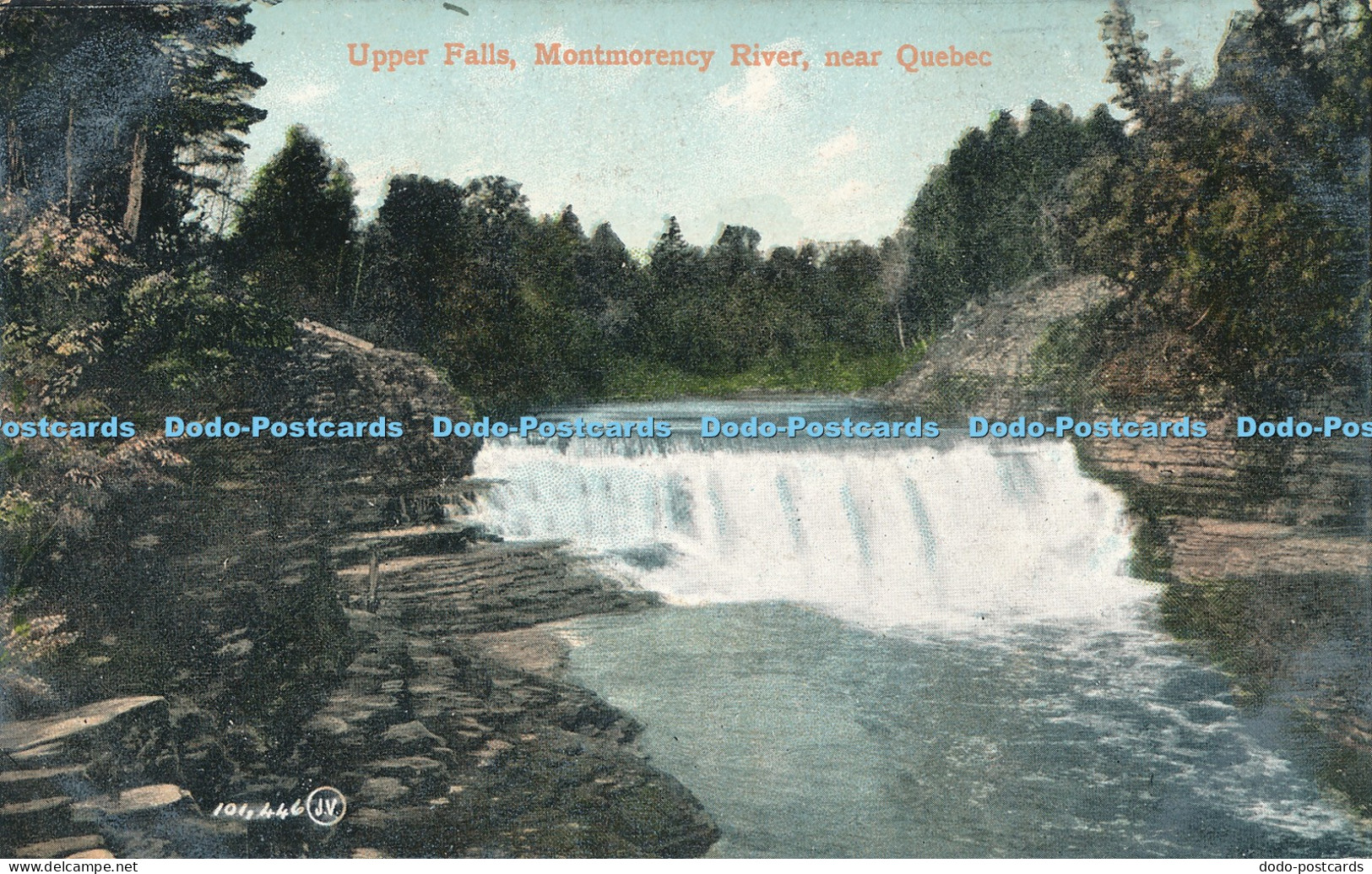 R014308 Upper Falls Montmorency River near Quebec Valentine B Hopkins