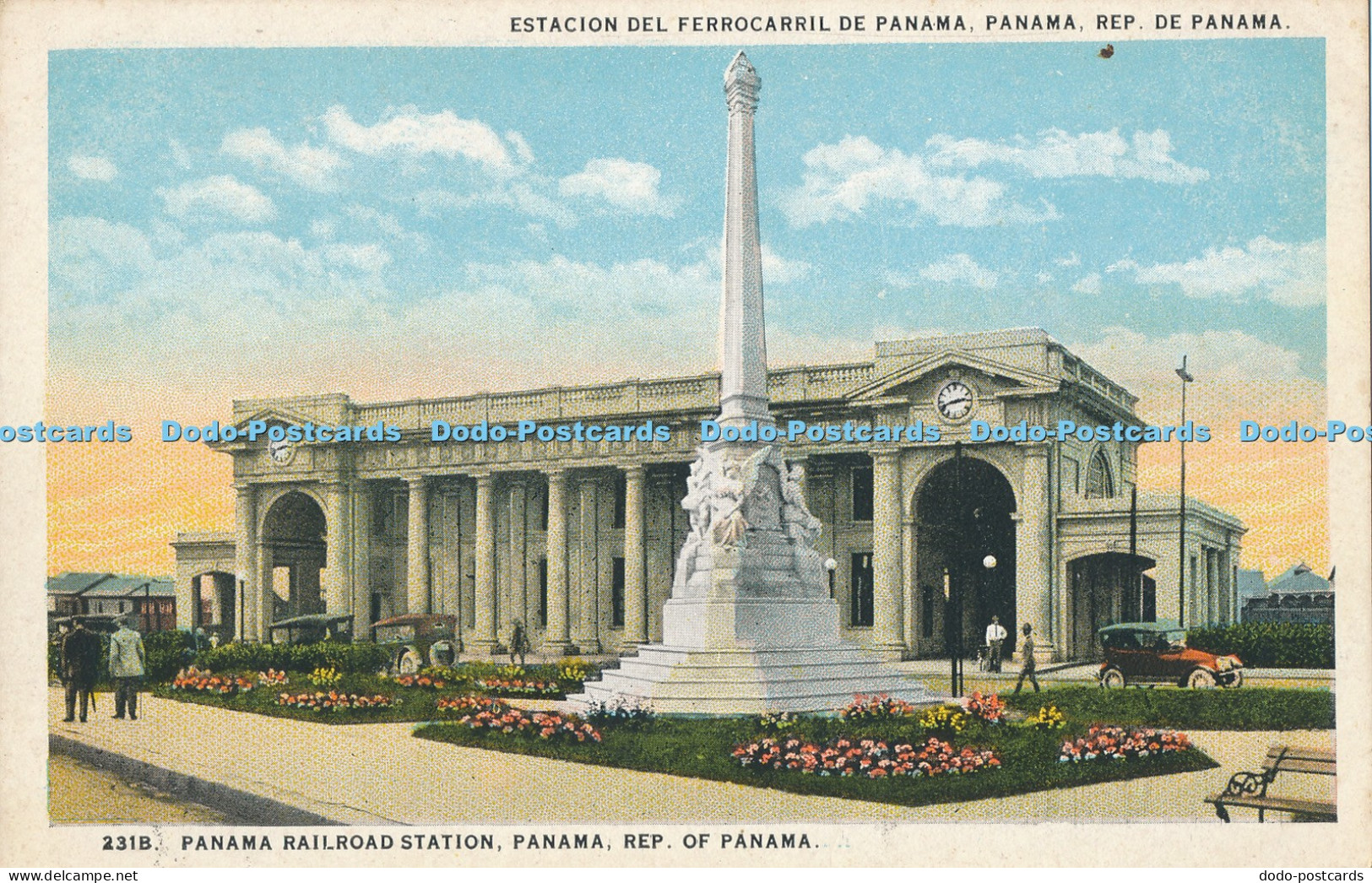 R014946 Panama Railroad Station Panama Rep of Panama I L Maduro B Hopkins