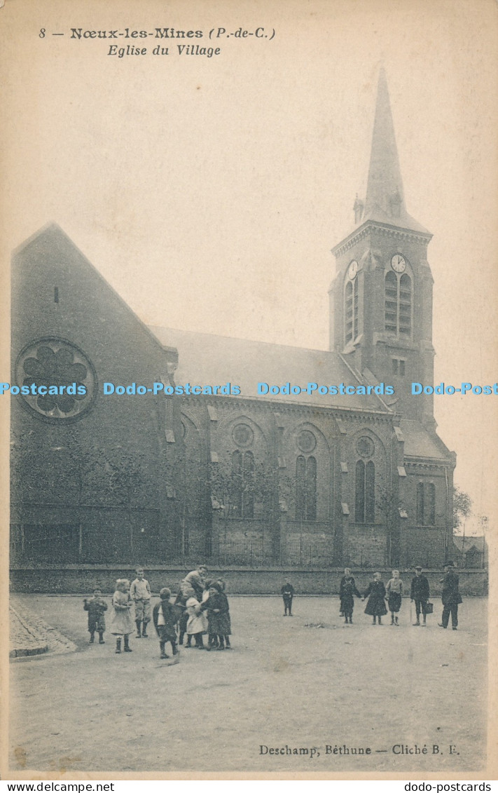 R016295 Noeux les Mines Eglise du Village Deschamp