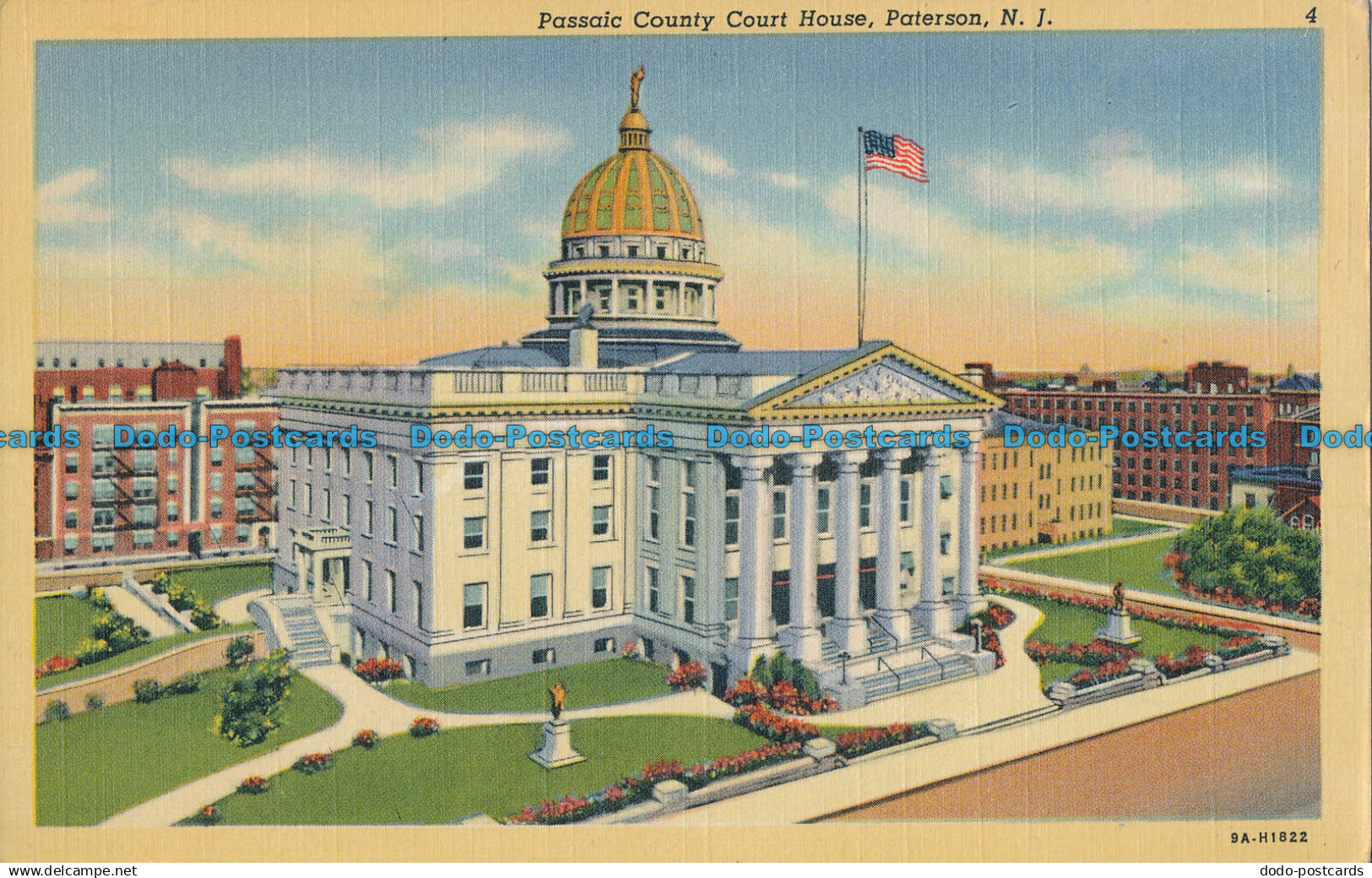 R016421 Passaic County Court House. Paterson. N. J. The Ruben