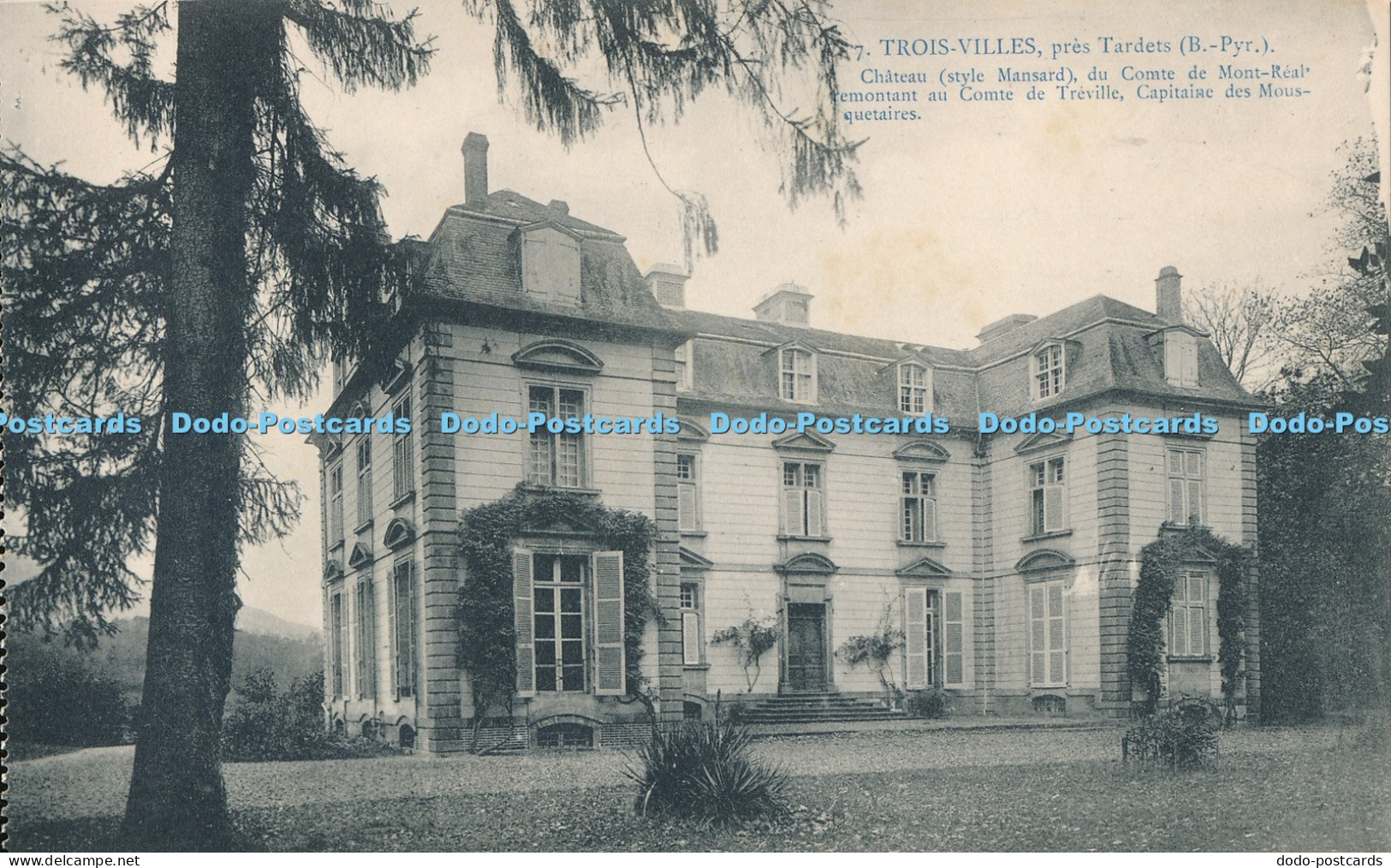 R016574 Trois Villes pres Tardets Chateau du Comte de Mont Real