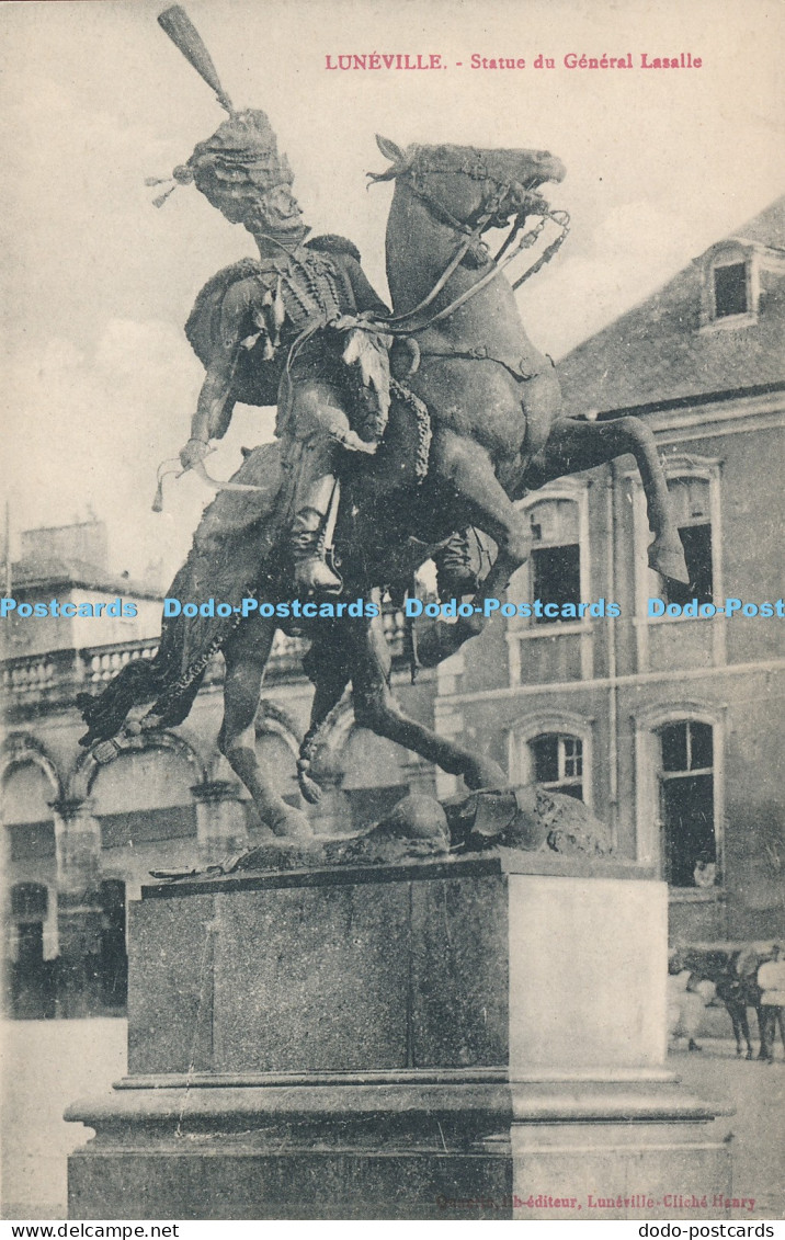R016729 Luneville Statue du General Lasalle Luneville