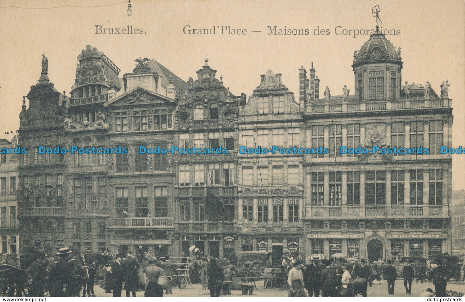 R017773 Bruxelles. Grand Place. Maisons des Corporations. S. Theys