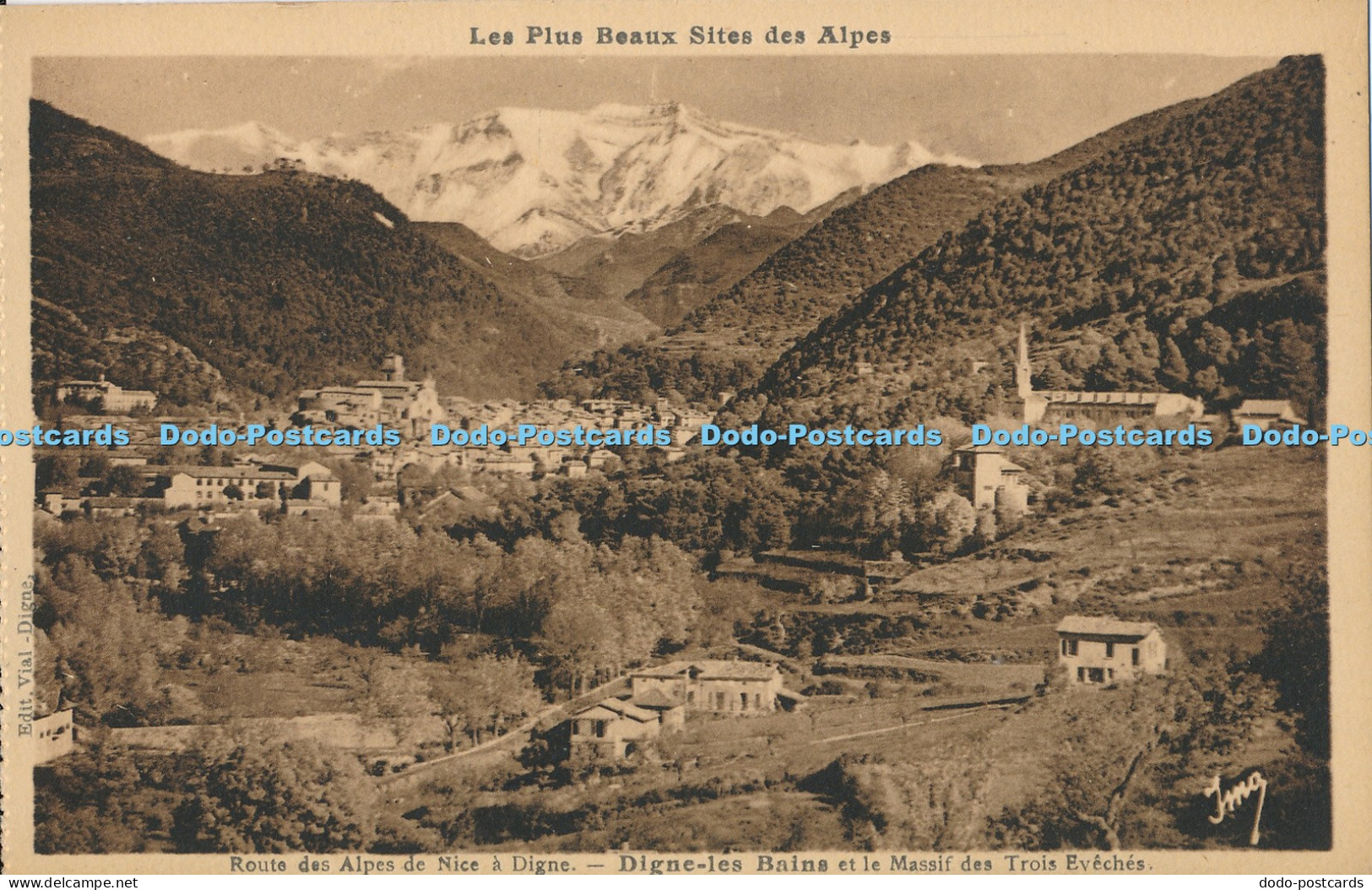 R018416 Les Plus Beaux Sites des Alpes Route des Alpes de Nice a Digne Digne les