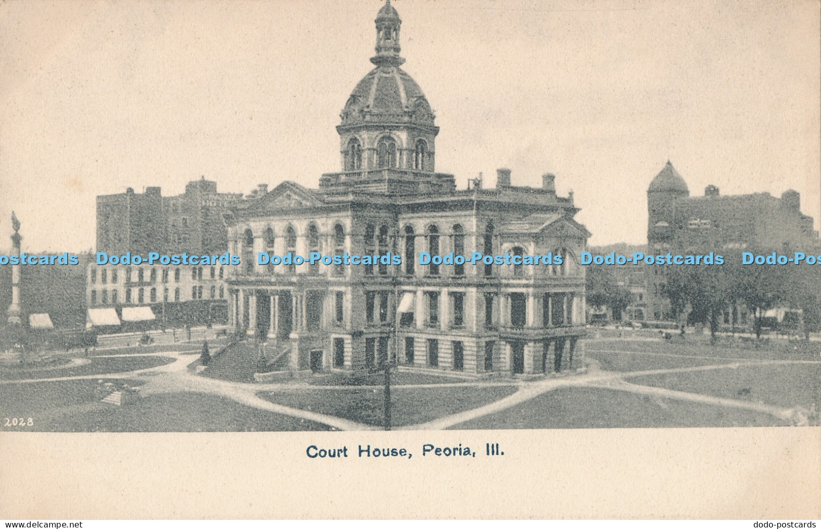 R018561 Court House Peoria III W G Puntham