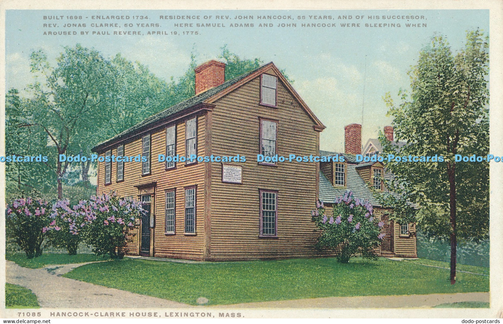 R018619 Hancock Clarke House Lexington Mass Phostint