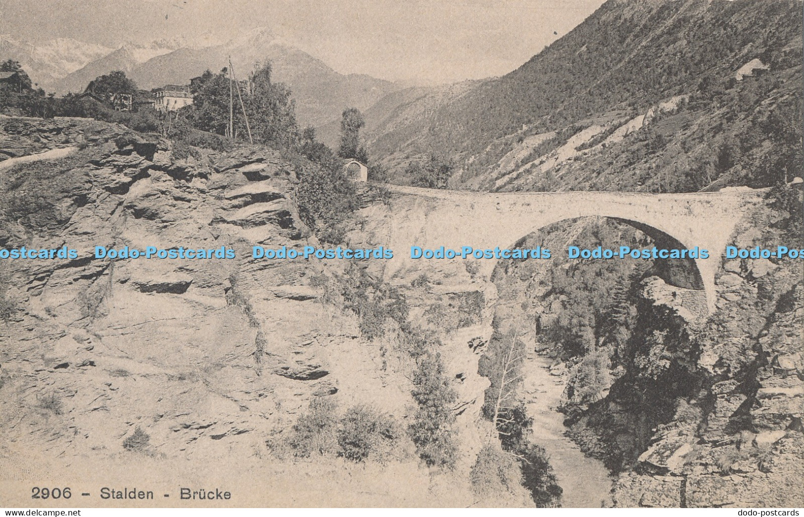 R018640 Stalden Brucke Phototypie No 2906