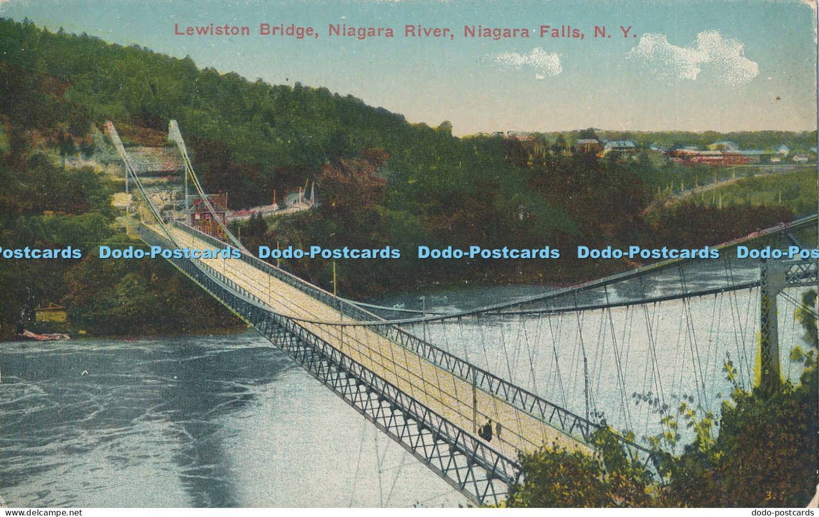 R019169 Lewiston Bridge Niagara River Niagara Falls N Y