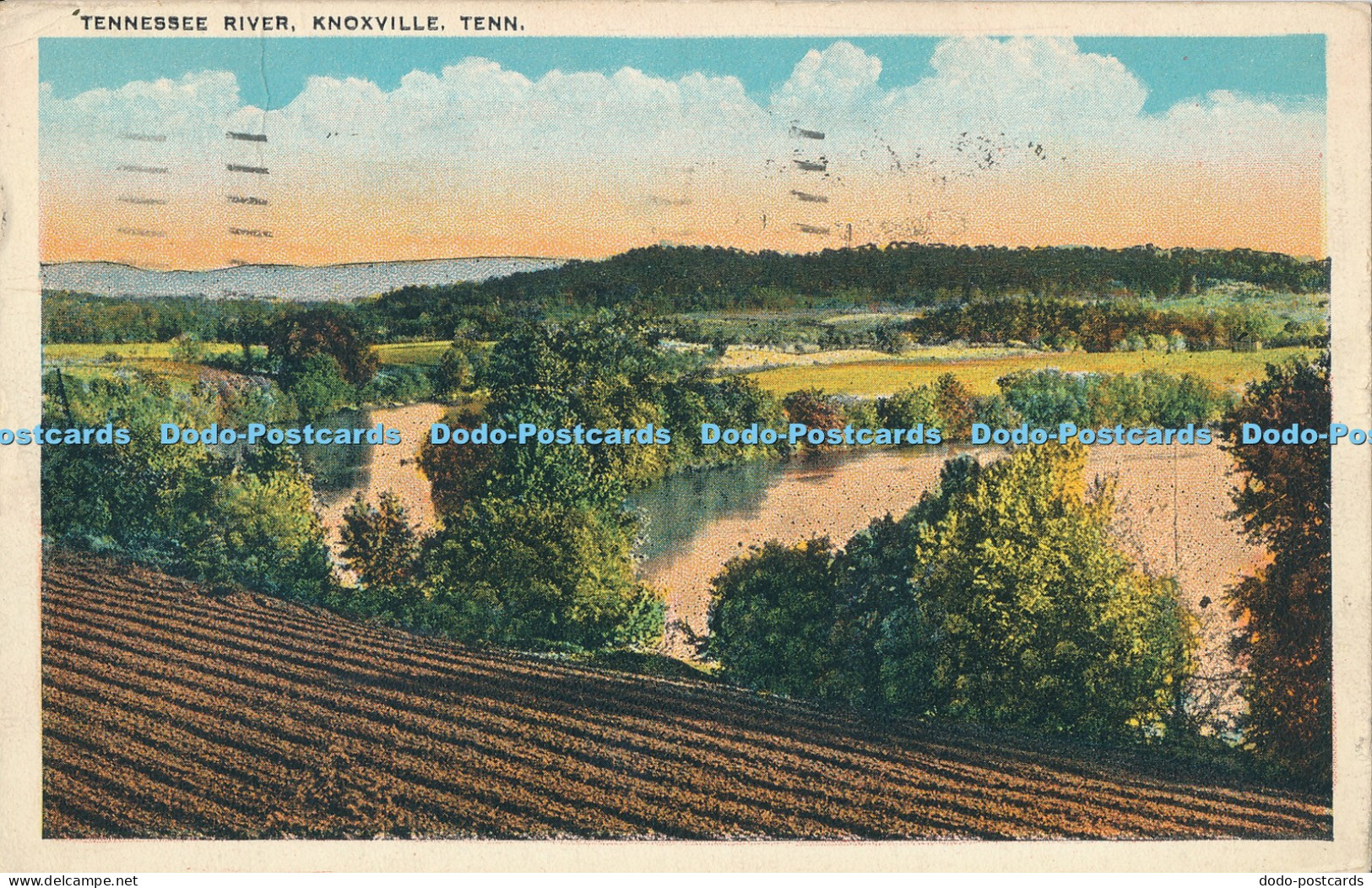 R021069 Tennessee River Knoxville Tenn Tichnor 1933