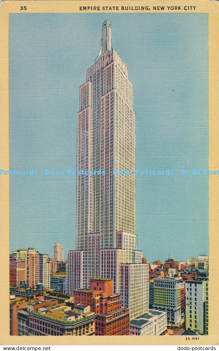 R023171 Empire State Building New York City Alfred Mainzer