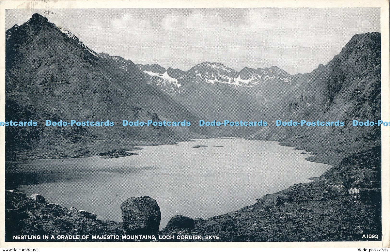 R024905 Nestling in a Cradle of Majestic Mountains Loch Coruisk Skye White Best