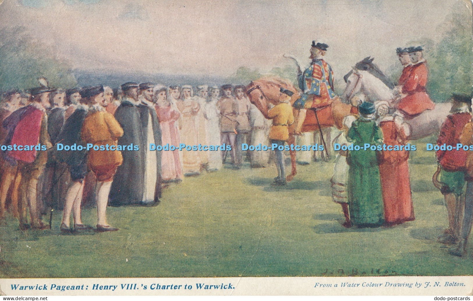 R026913 Warwick Pageant Henry VIIIs Charter to Warwick