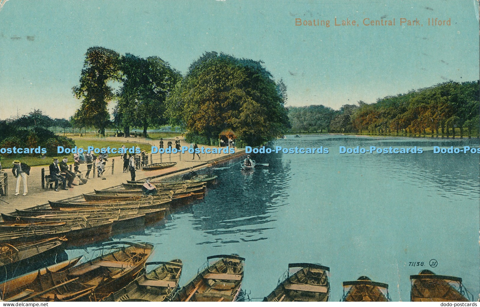 R028393 Boating Lake Central Park Ilford