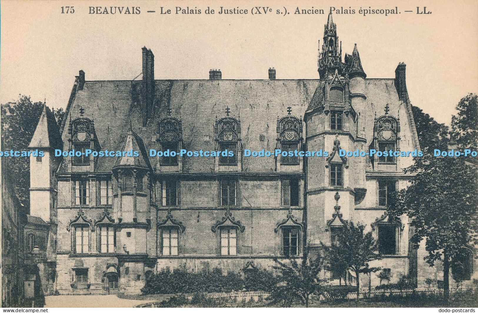 R028940 Beauvais Le Palais de Justice Ancien Palais Episcopal Photomecaniques No