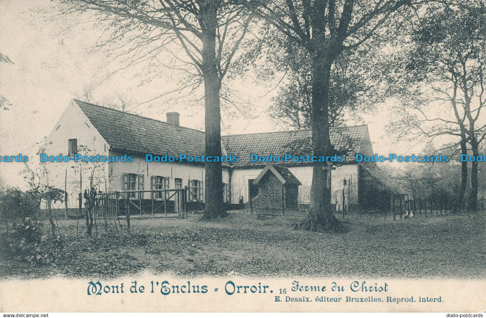 R030017 Mont de l Enclus. Orroir. Jerme du Christ. E. Desaix. 1921