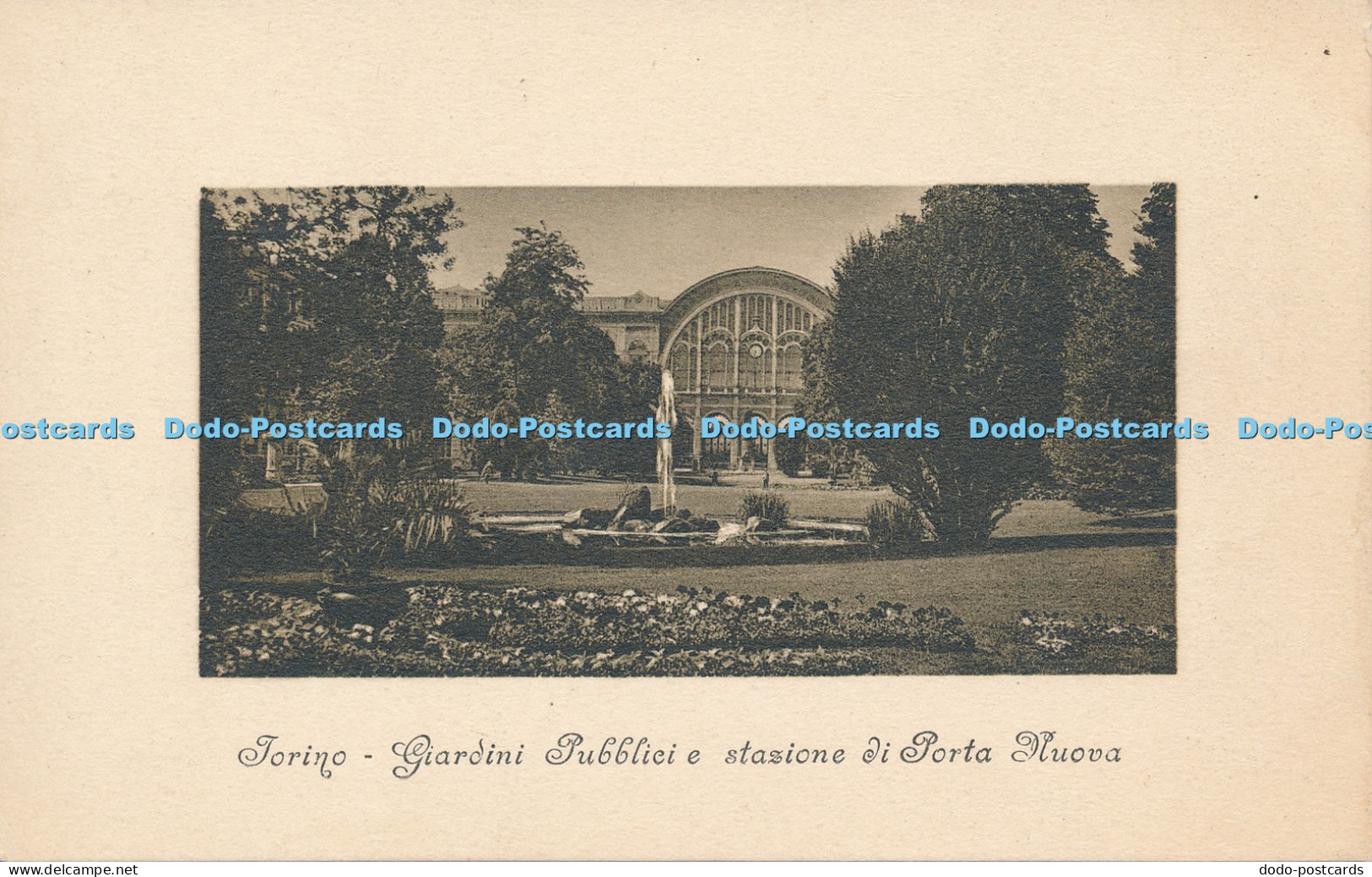 R030180 Torino Giardini Pubblici e Stazione di Porta Nuova Brunner
