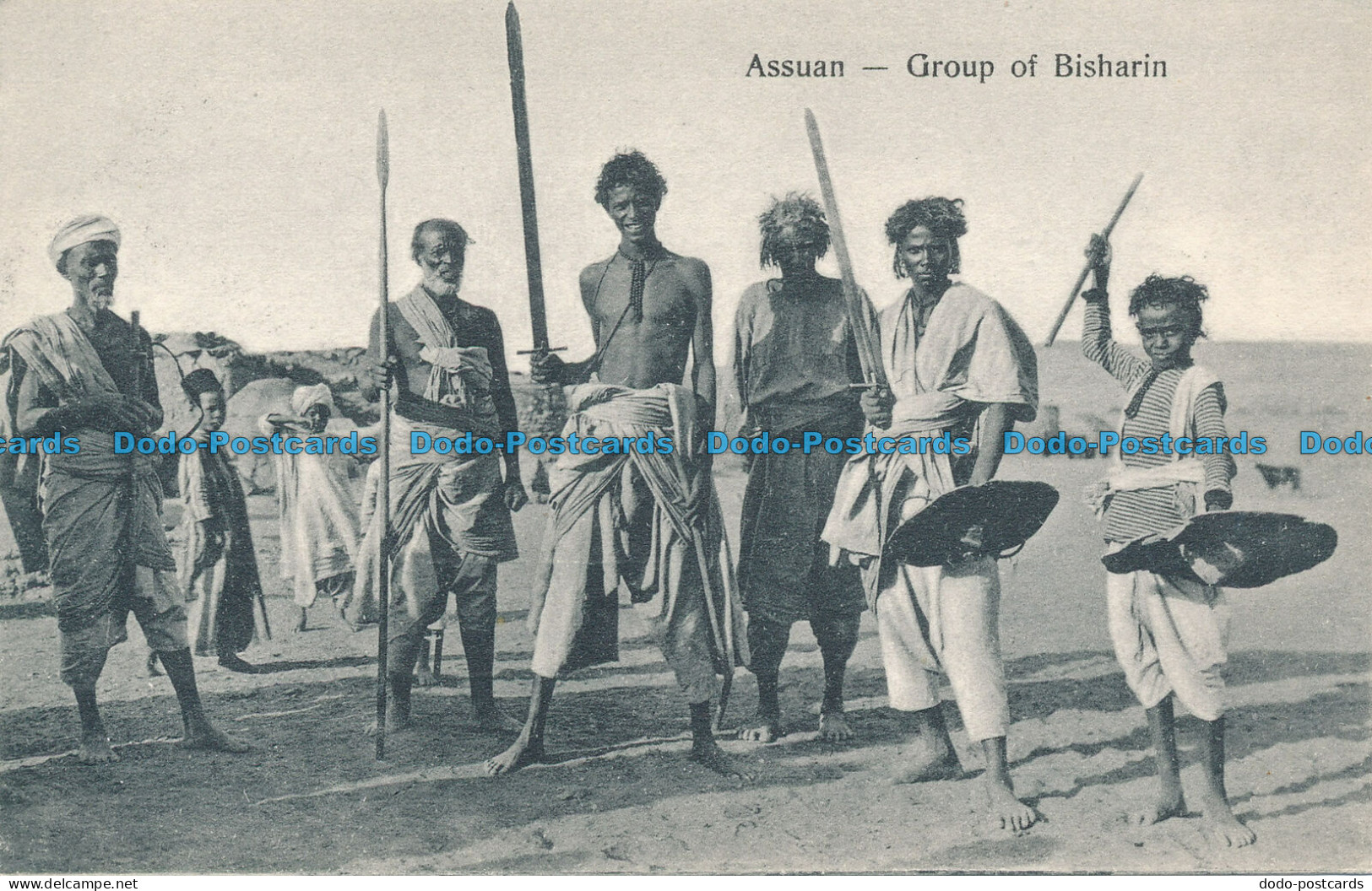 R030361 Assuan. Group of Bisharin. B. Hopkins