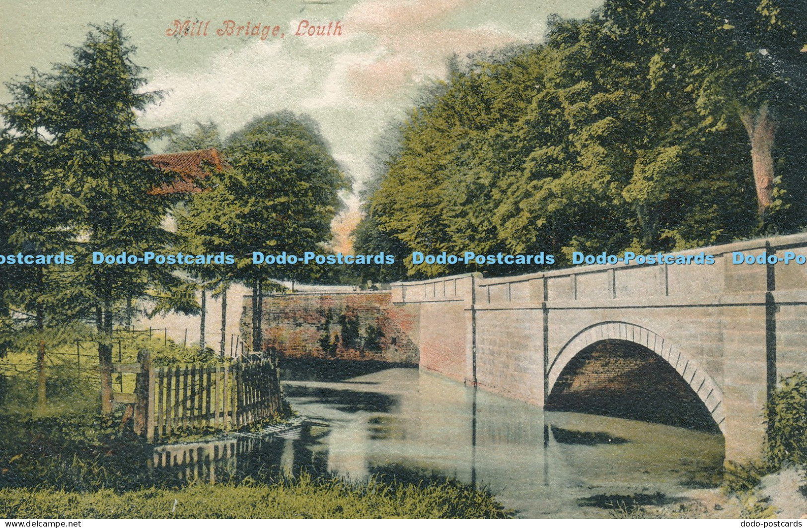 R031135 Mill Bridge Louth Valentine 1904