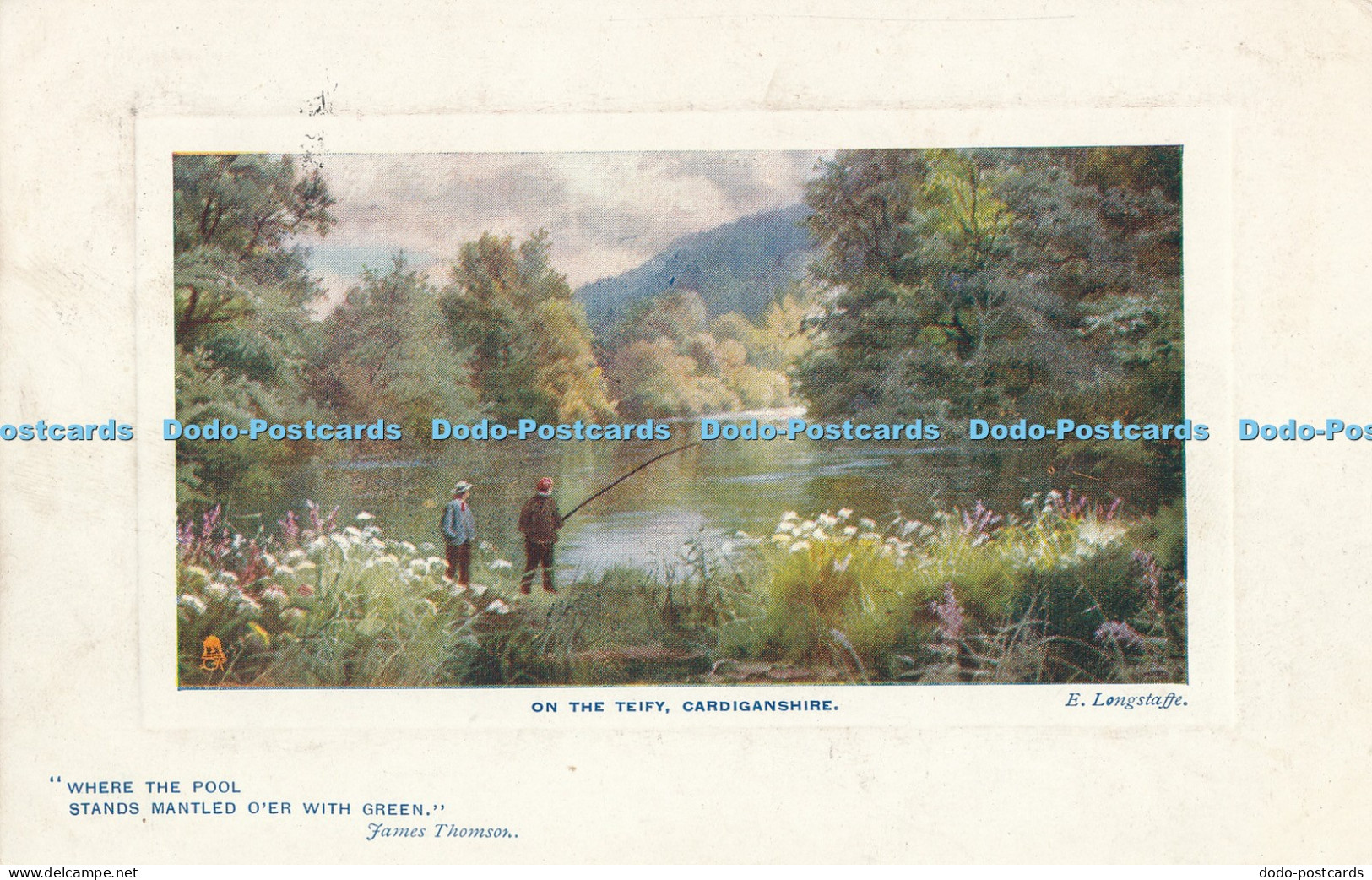 R031317 On the Teify Cardiganshire E Longstaffe Tuck Oilette 1909