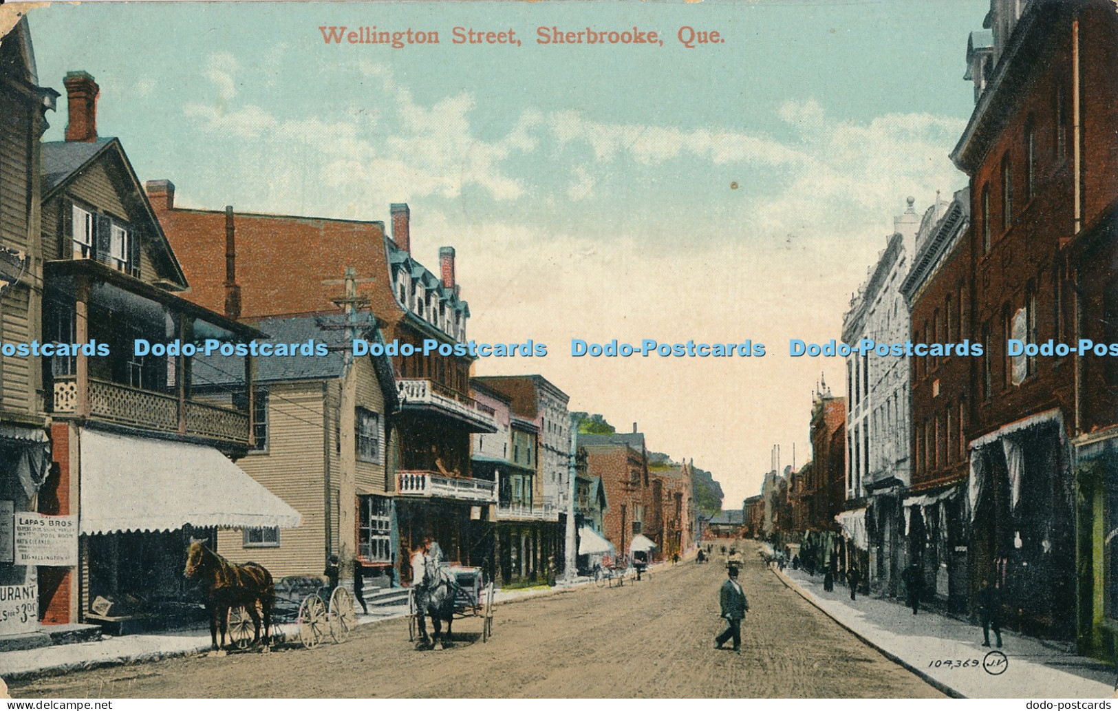 R032249 Wellington Street Sherbrooke Que Valentine 1913
