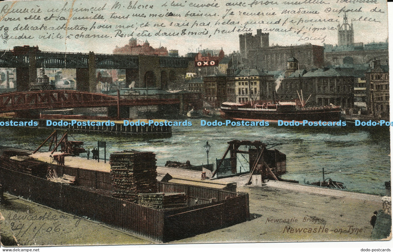 R033001 Newcastle Bridges Newcastle on Tyne 1906