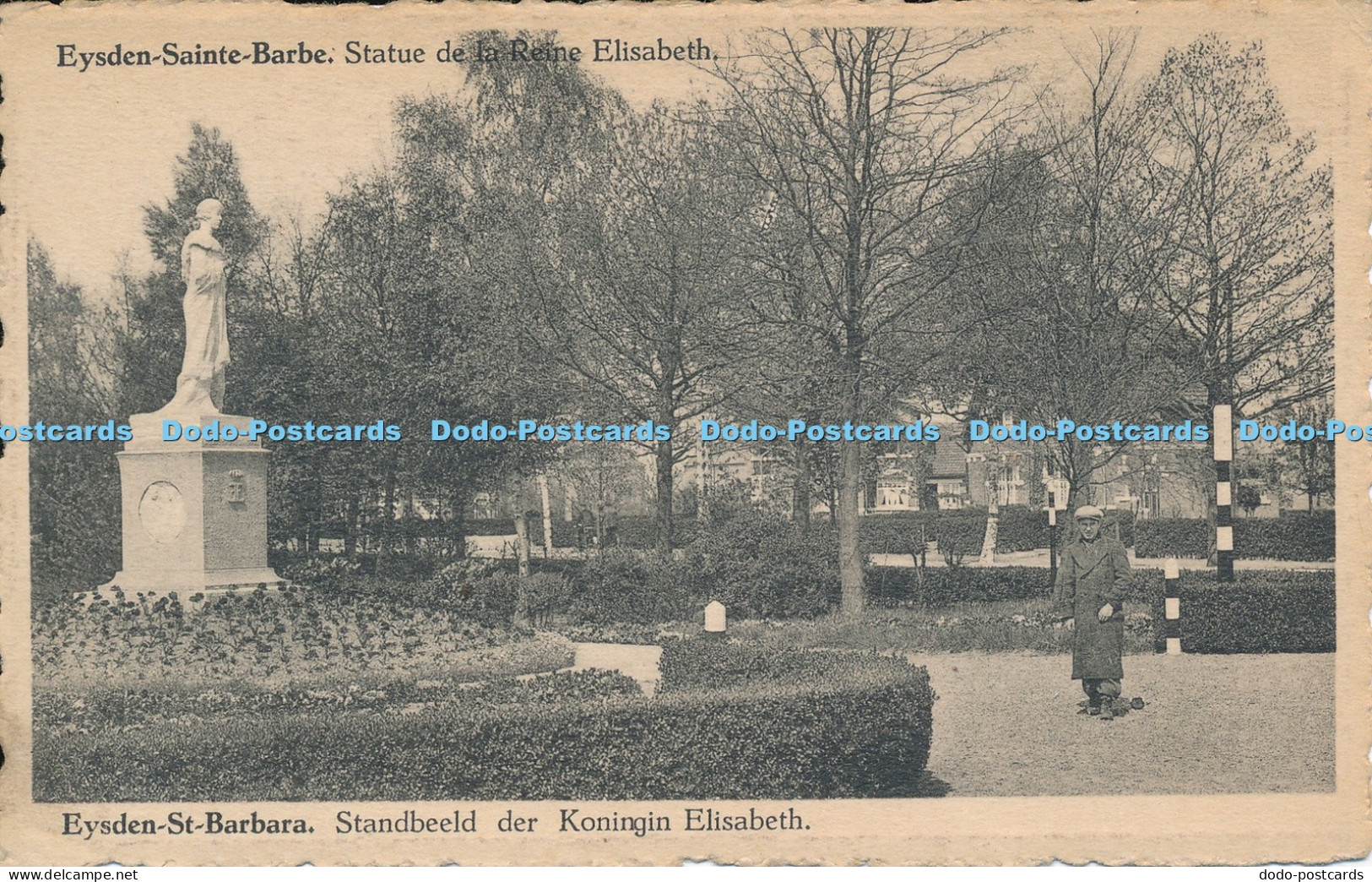 R033363 Eysden Sainte Barbe Statue de la Reine Elisabeth M Senden