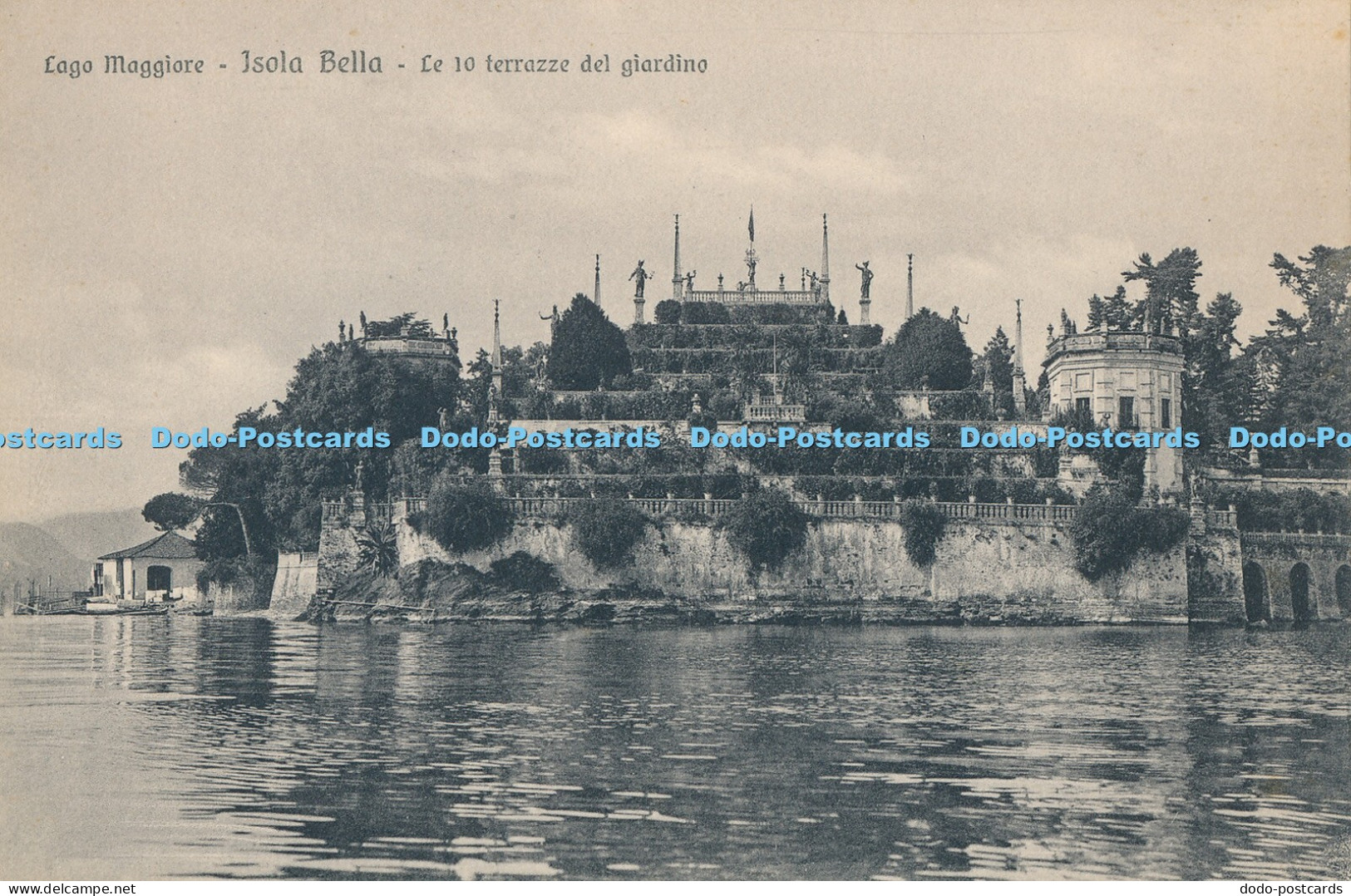 R033627 Lago Maggiore Isola Bella Le 10 Terrazze del Giardino Brunner