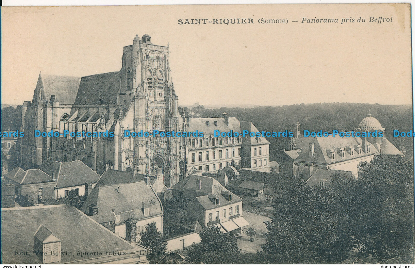 R033655 Saint Riquier. Panorama pris du Beffroi