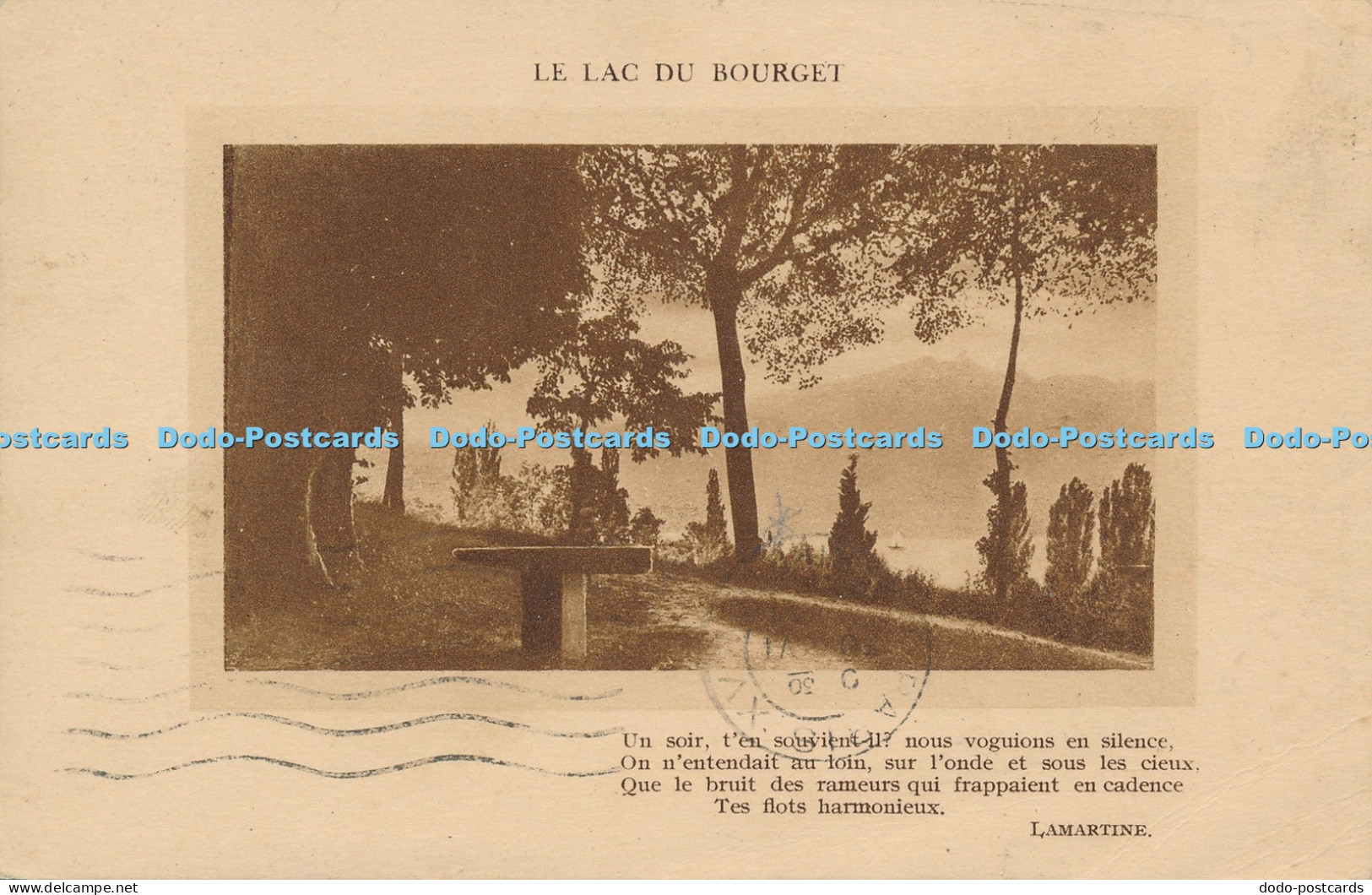 R034540 Le Lac du Bourget N Armand 1931
