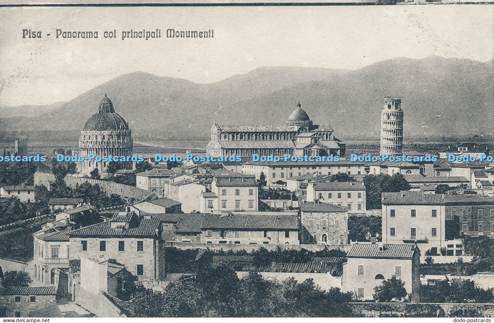 R034618 Pisa Panorama col Principali Monumenti P Roncati