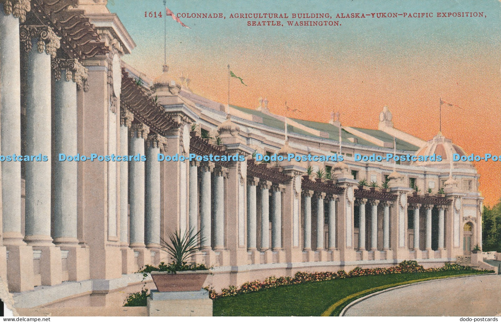 R035339 Colonnade Agricultural Building Alaska Yukon Pacific Exposition Seattle