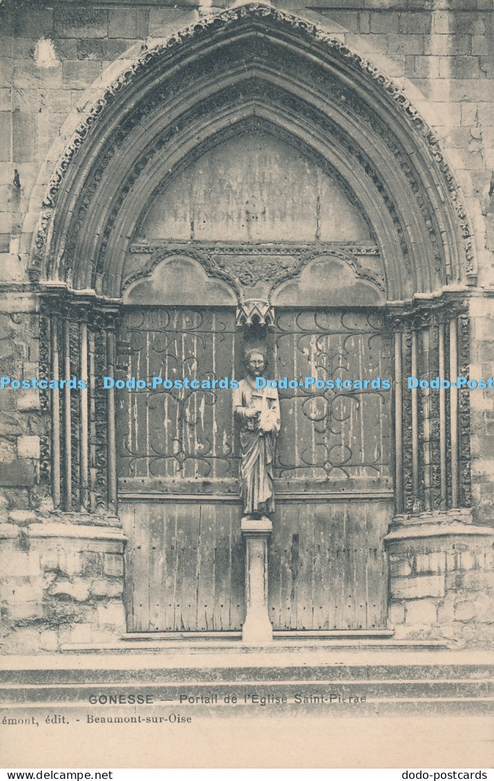 R035559 Gonesse Portail de l Eglise Saint Pierae