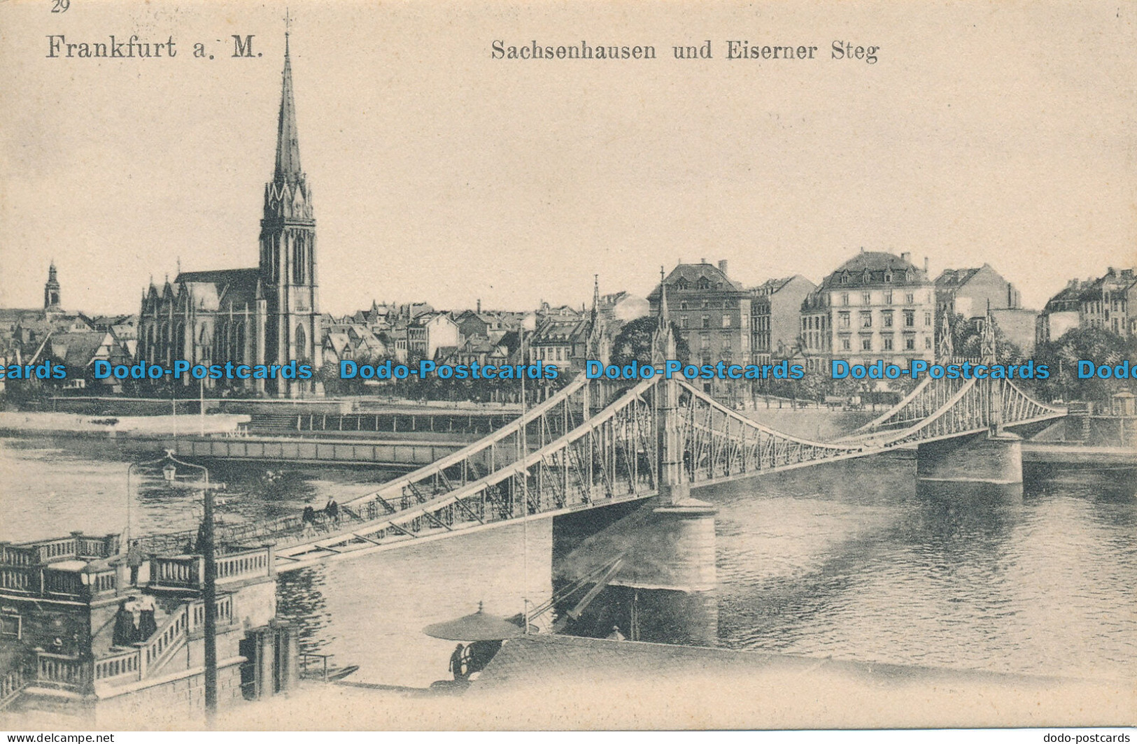 R036673 Sachsenhausen und Eiserner Steg