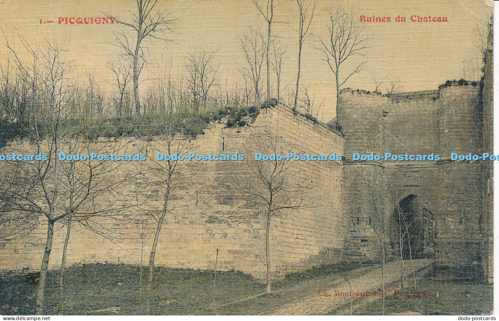 R036895 Ruines du Chateau. Picquigny