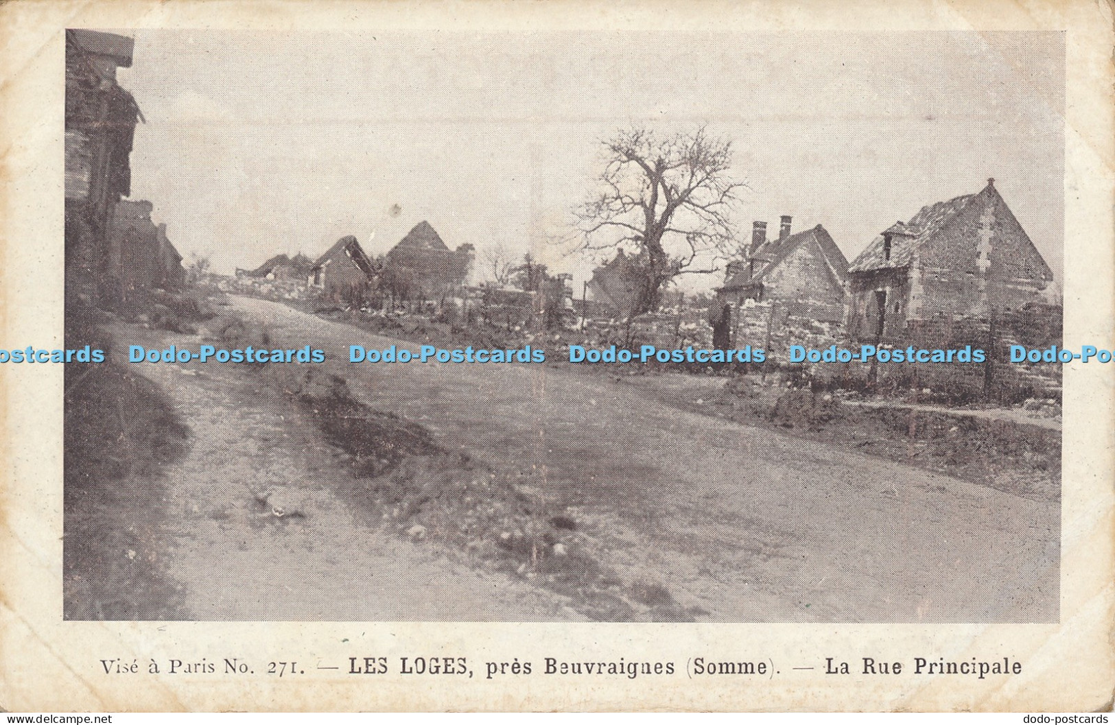 R036927 Les Loges pres Beuvraignes. La Rue Principale. Bernard