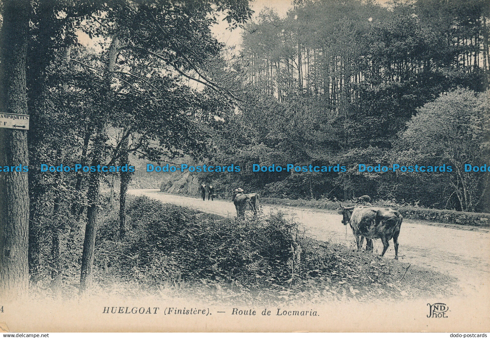R038489 Huelgoat. Route de Locmaria. Neurdein