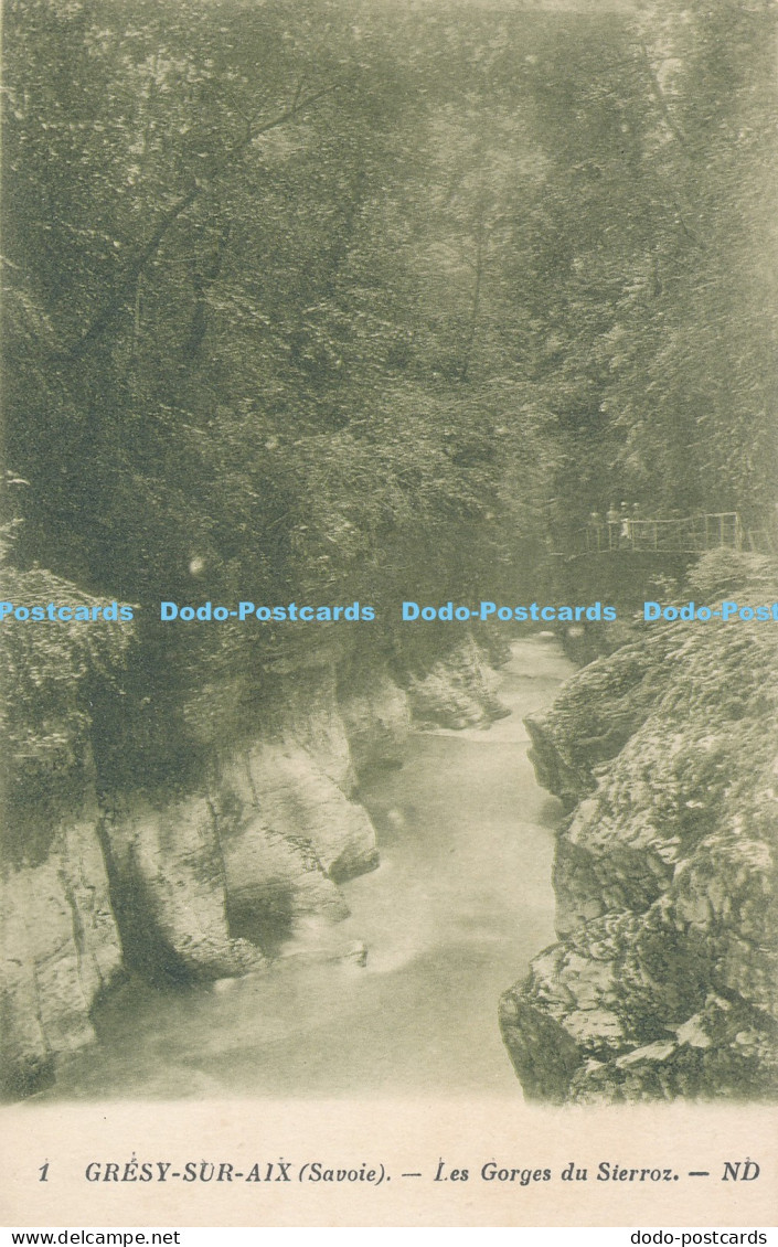 R038789 Gresy sur Aix Les Gorges du Sierroz Levy et Neurdein Reunis