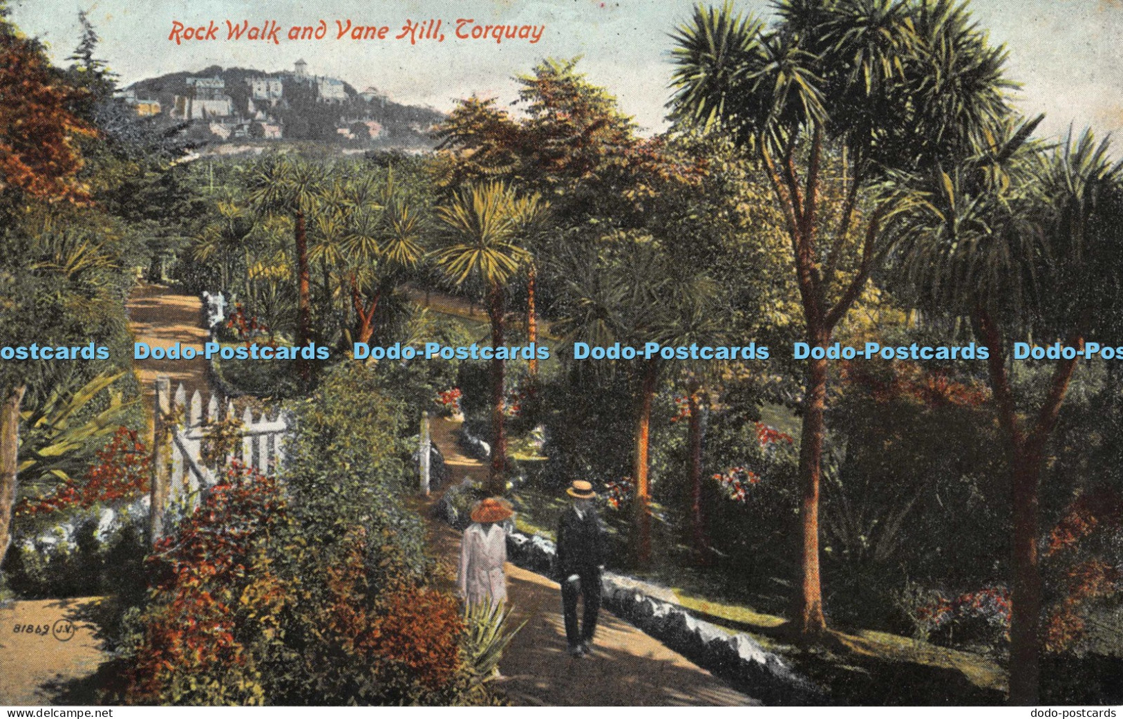 R039863 Rock Walk and Vane Hill Torquay Valentine