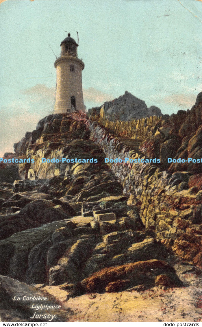 R040062 La Corbiere Lighthouse Jersey 1904