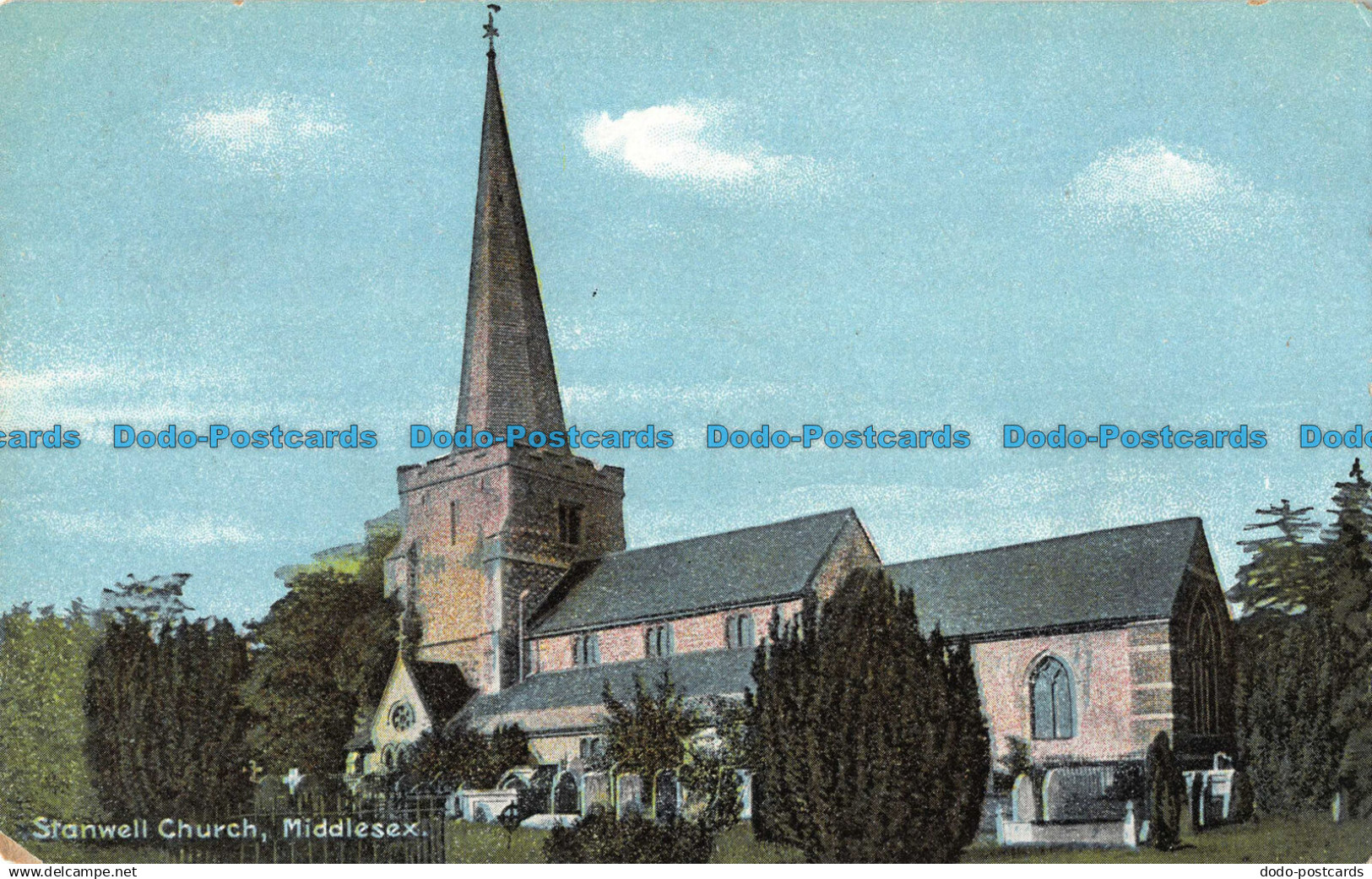 R041421 Stanwell Church. Middlesex