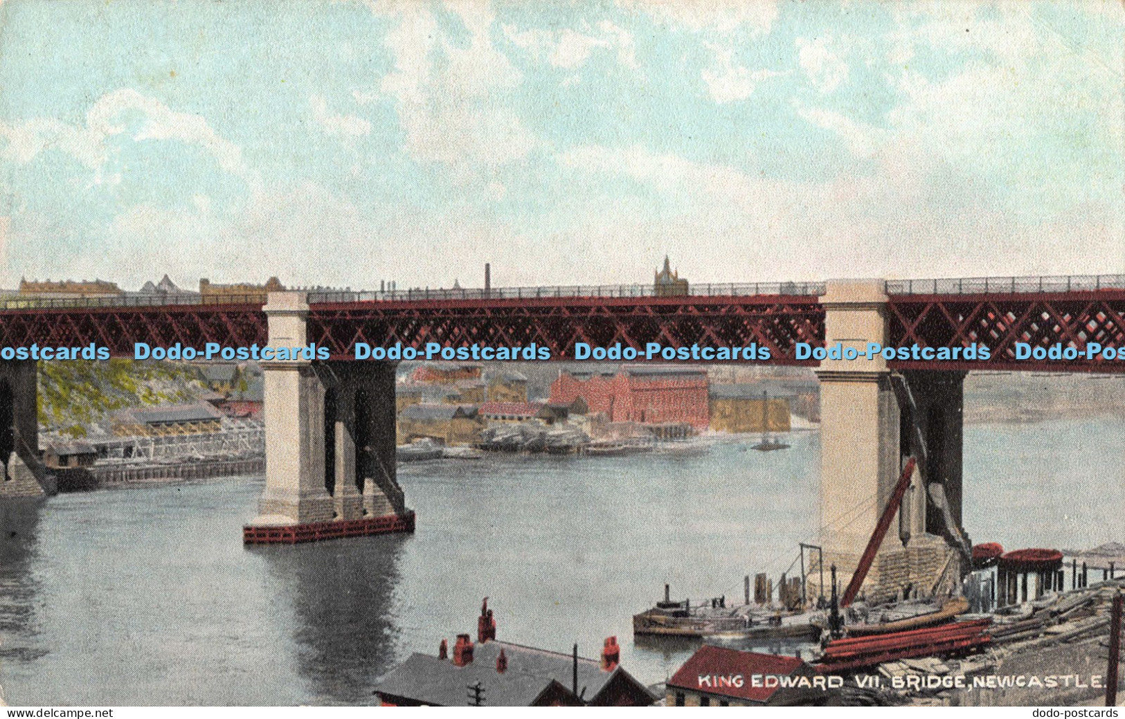 R041745 King Edward VII Bridge Newcastle T H Dickinson