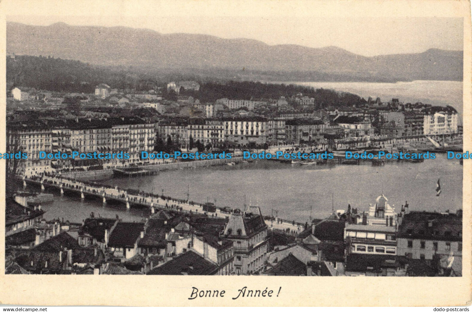 R043450 Bonne Annee. Phototypie