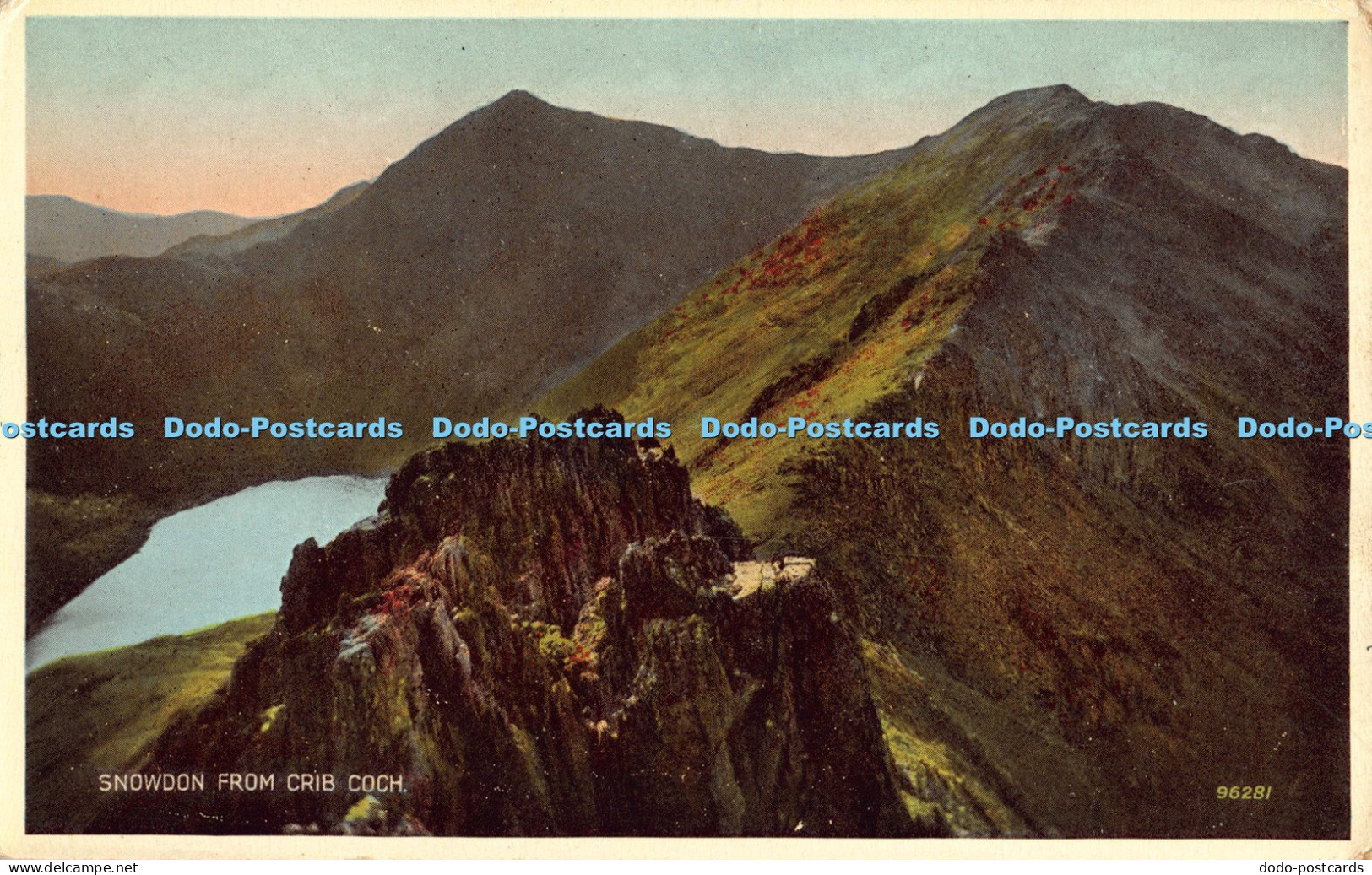 R043718 Snowdon from Crib Goch
