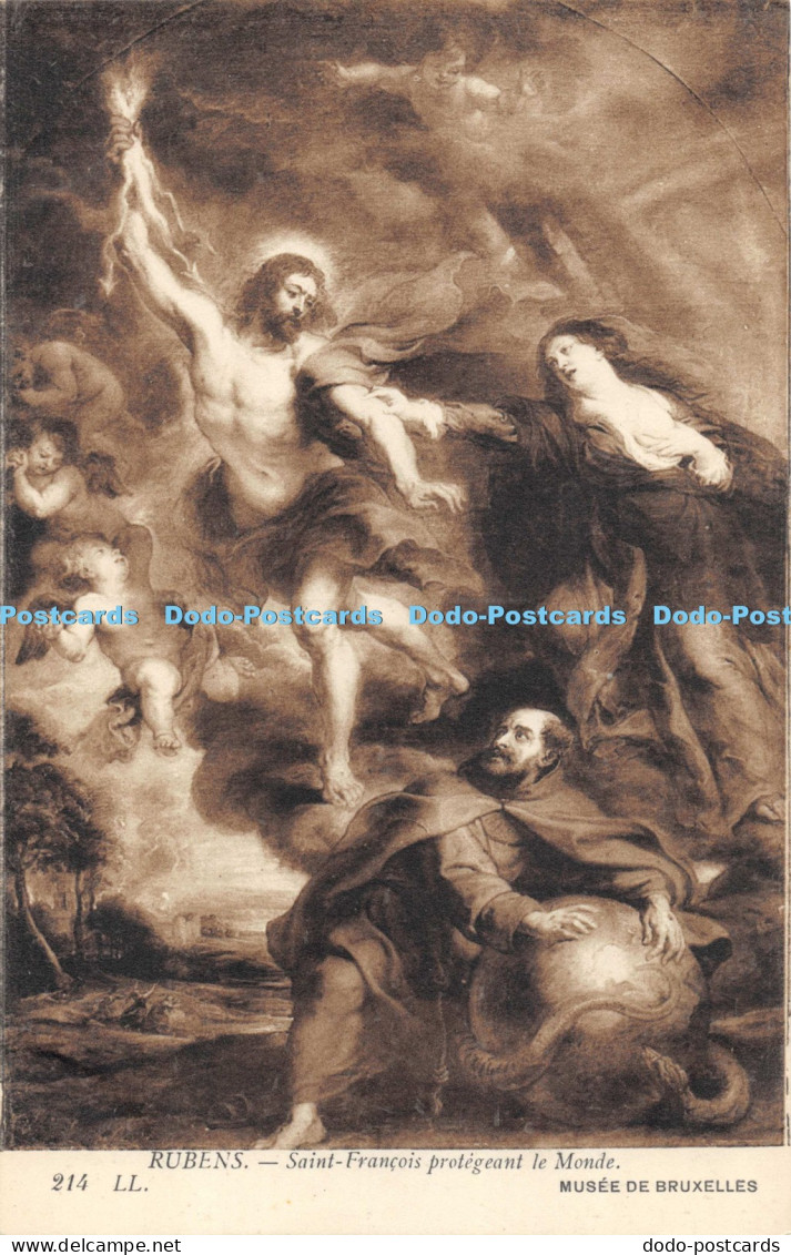 R044594 Rubens Sainte Francois Protegeant le Monde LL No 214